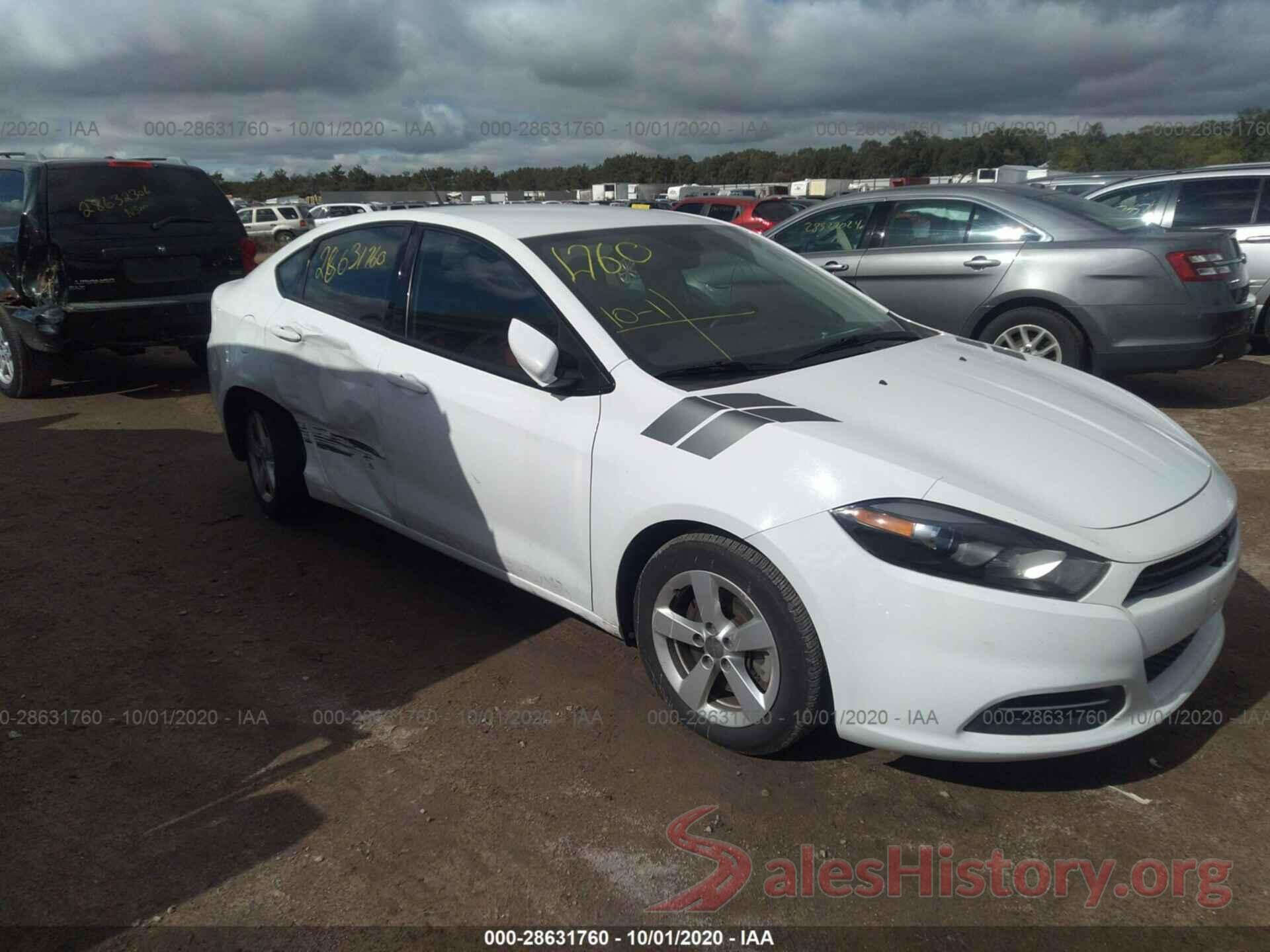 1C3CDFBB9GD660807 2016 DODGE DART