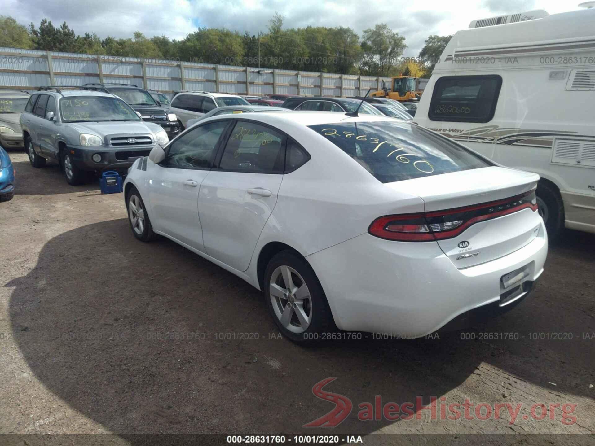 1C3CDFBB9GD660807 2016 DODGE DART