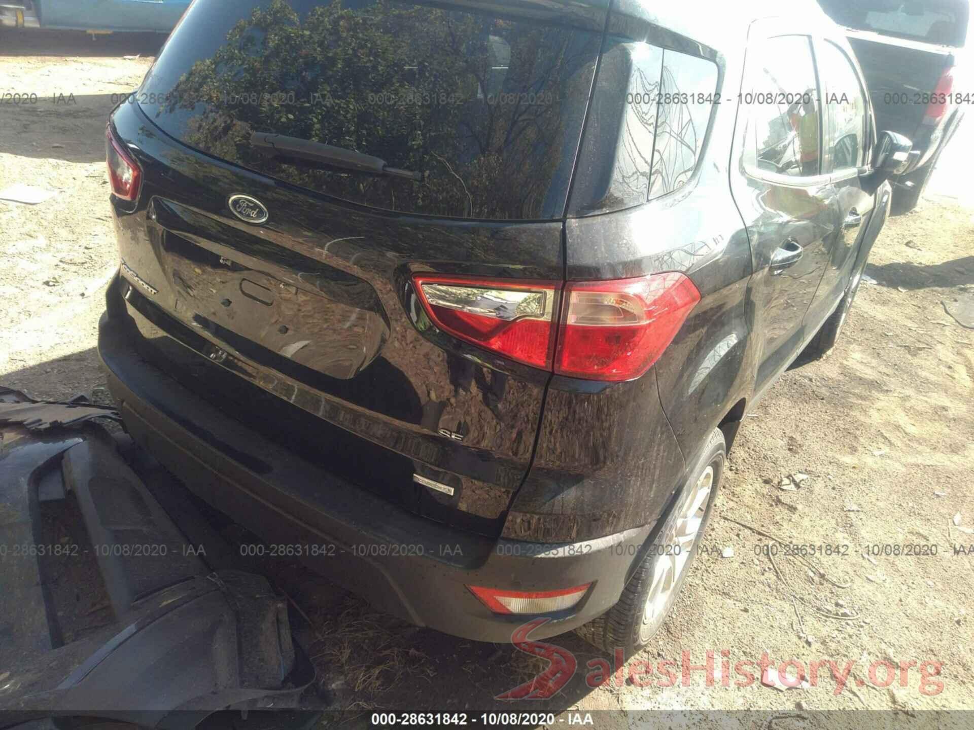 MAJ3S2GE6KC271527 2019 FORD ECOSPORT