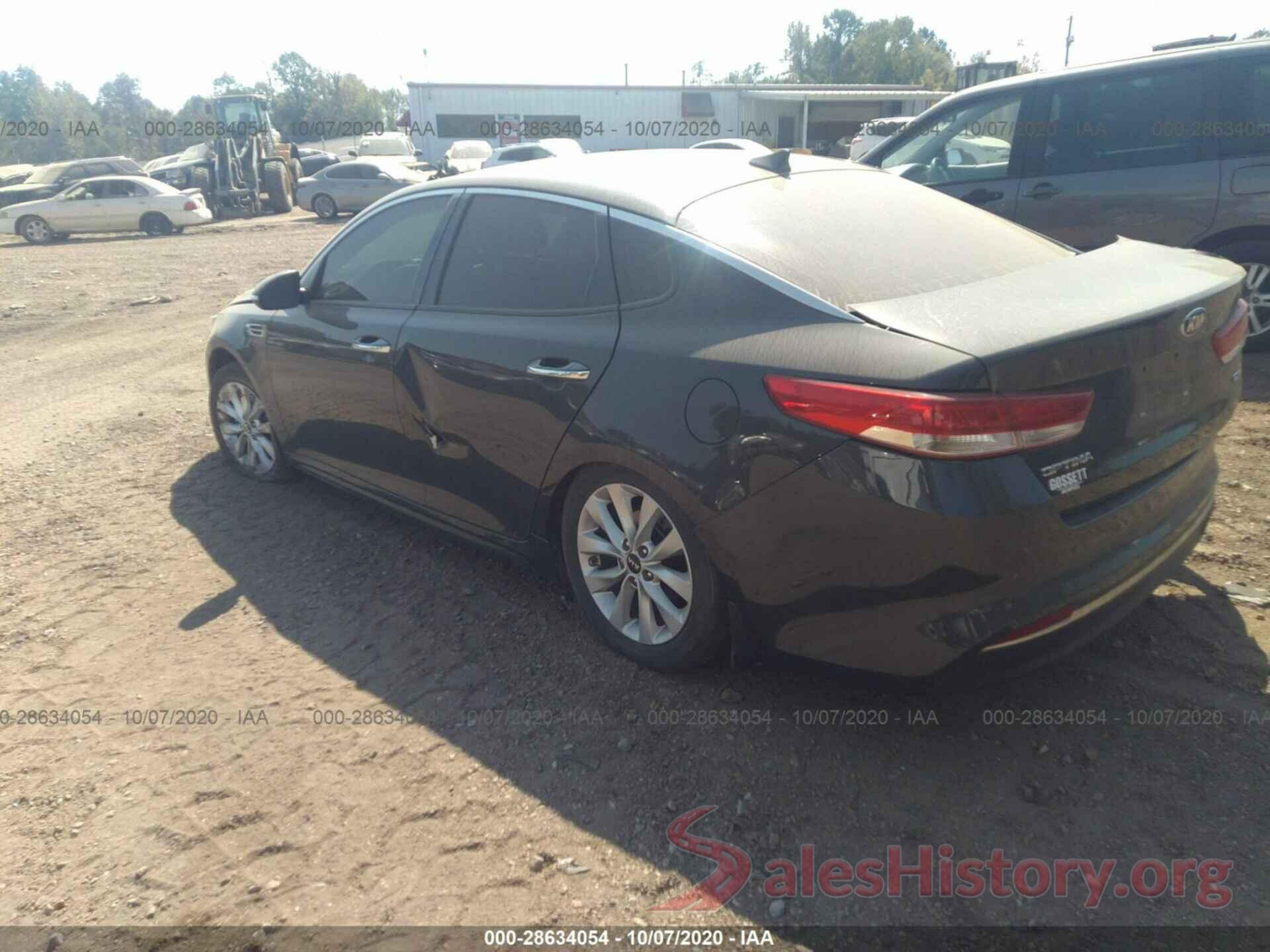 5XXGU4L36GG118529 2016 KIA OPTIMA