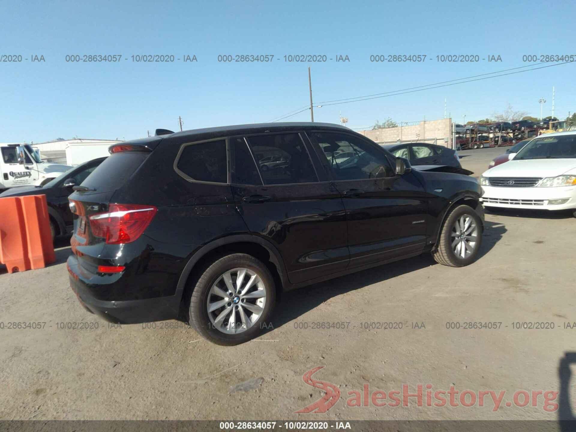 5UXWZ7C3XH0V87526 2017 BMW X3