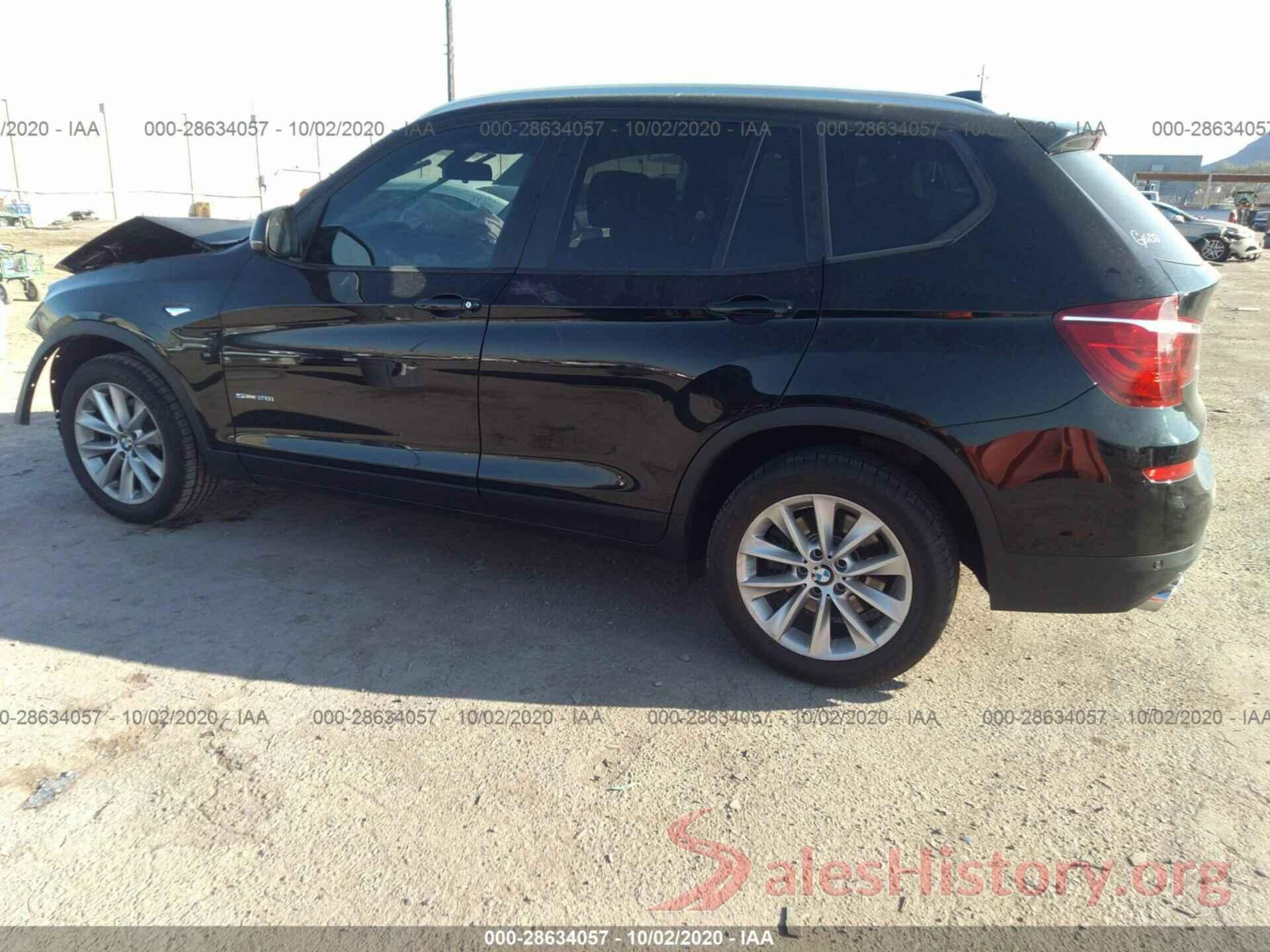 5UXWZ7C3XH0V87526 2017 BMW X3