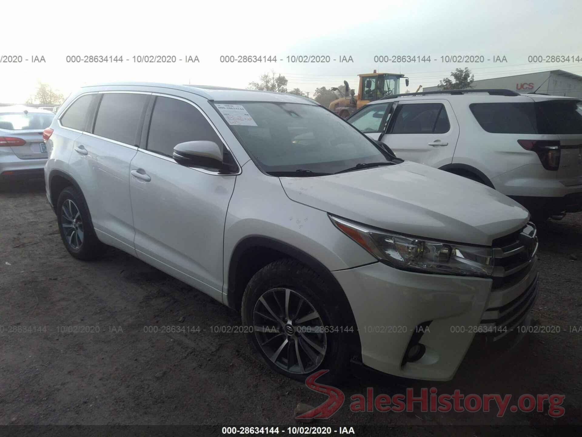 5TDKZRFH3HS521769 2017 TOYOTA HIGHLANDER