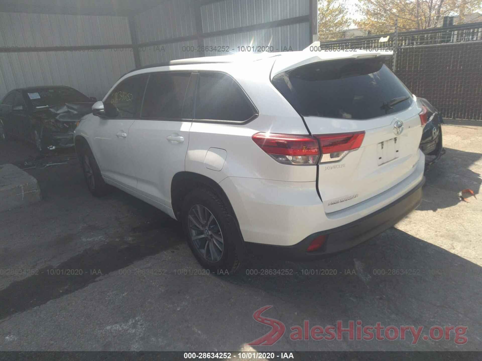 5TDJZRFHXHS482075 2017 TOYOTA HIGHLANDER