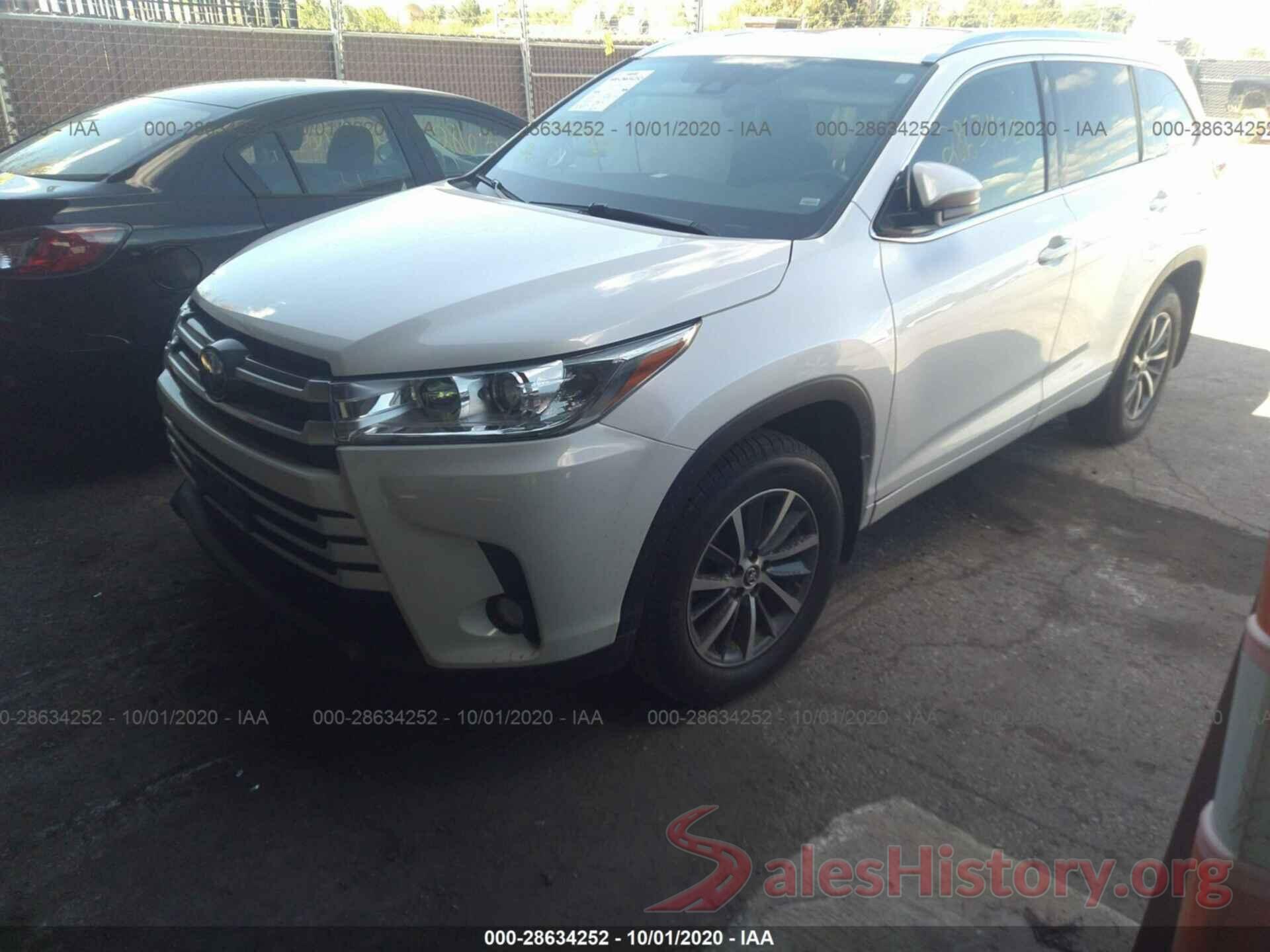 5TDJZRFHXHS482075 2017 TOYOTA HIGHLANDER