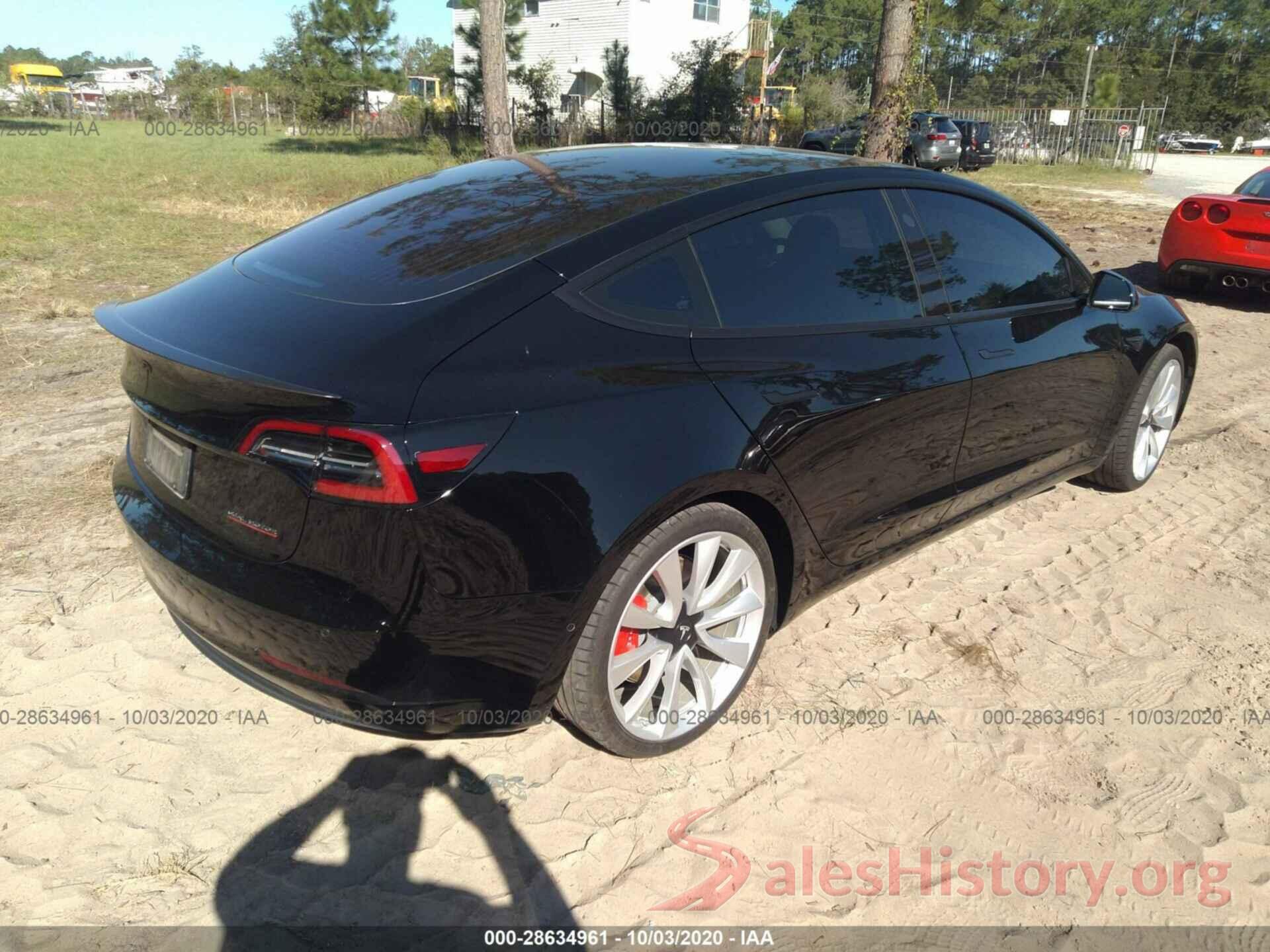 5YJ3E1EB4JF188121 2018 TESLA MODEL 3