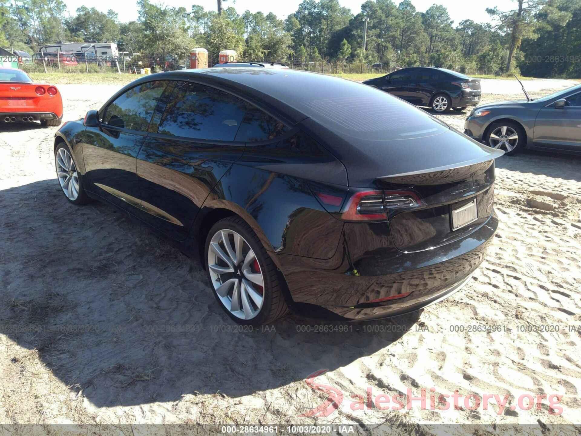 5YJ3E1EB4JF188121 2018 TESLA MODEL 3