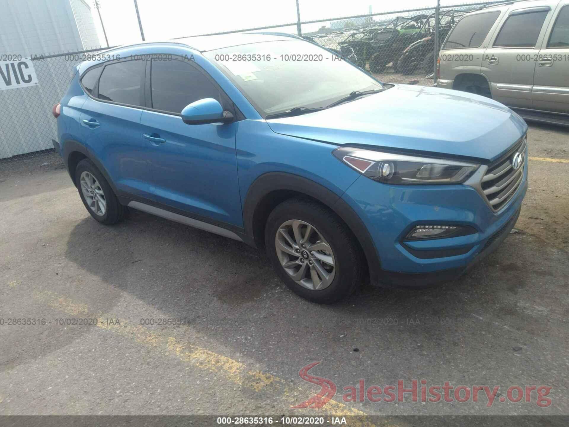 KM8J3CA4XJU700306 2018 HYUNDAI TUCSON