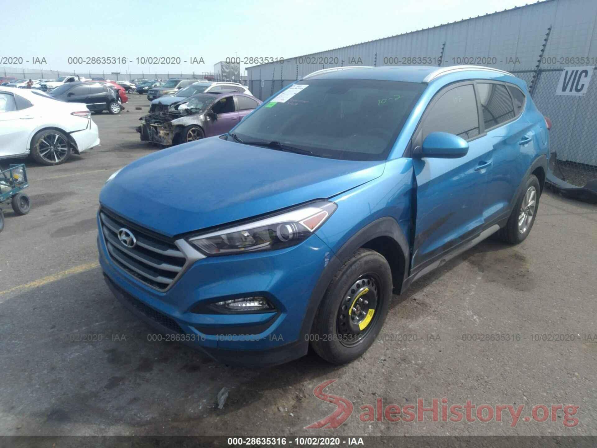 KM8J3CA4XJU700306 2018 HYUNDAI TUCSON