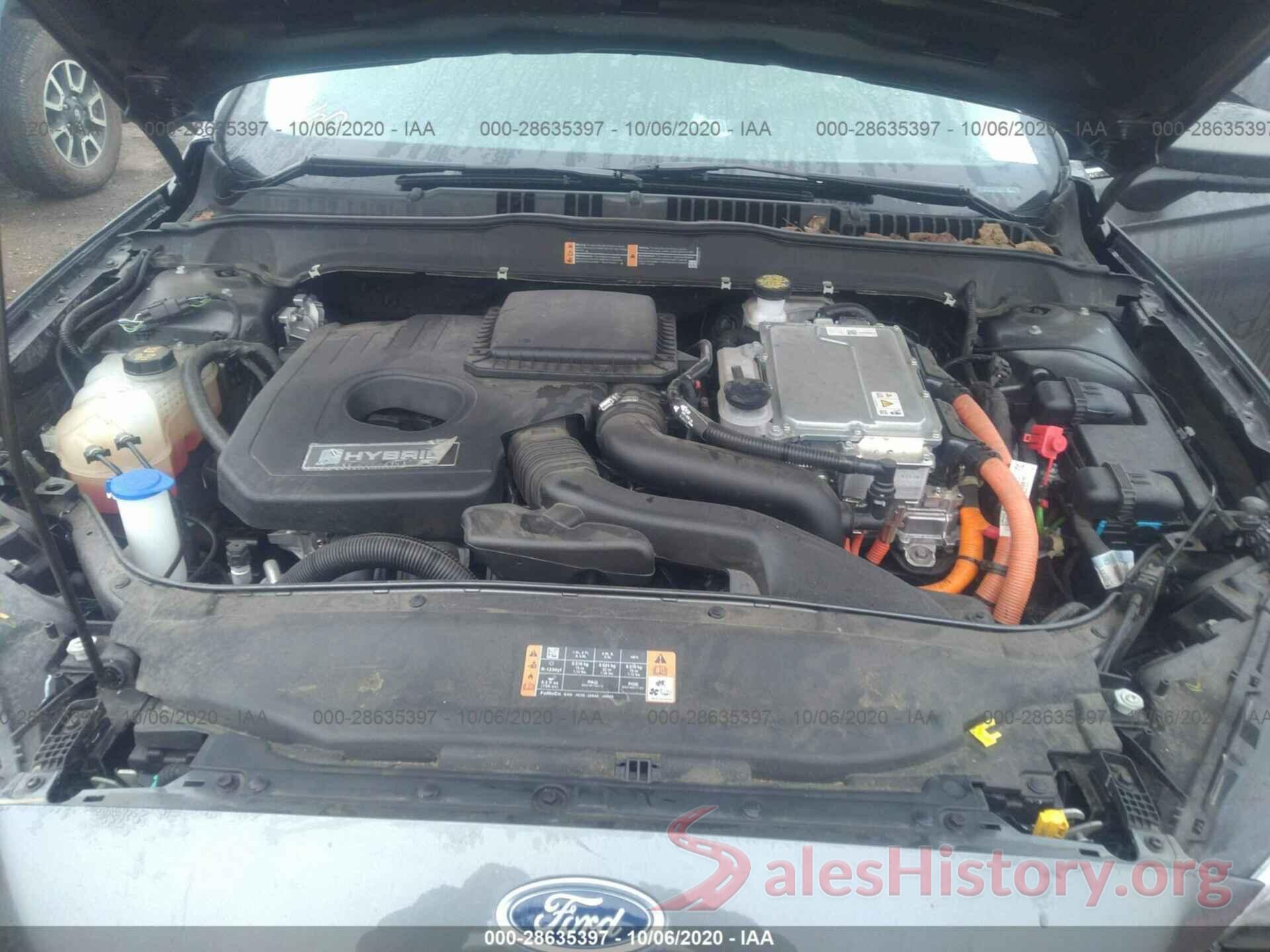 3FA6P0LU2KR104325 2019 FORD FUSION HYBRID