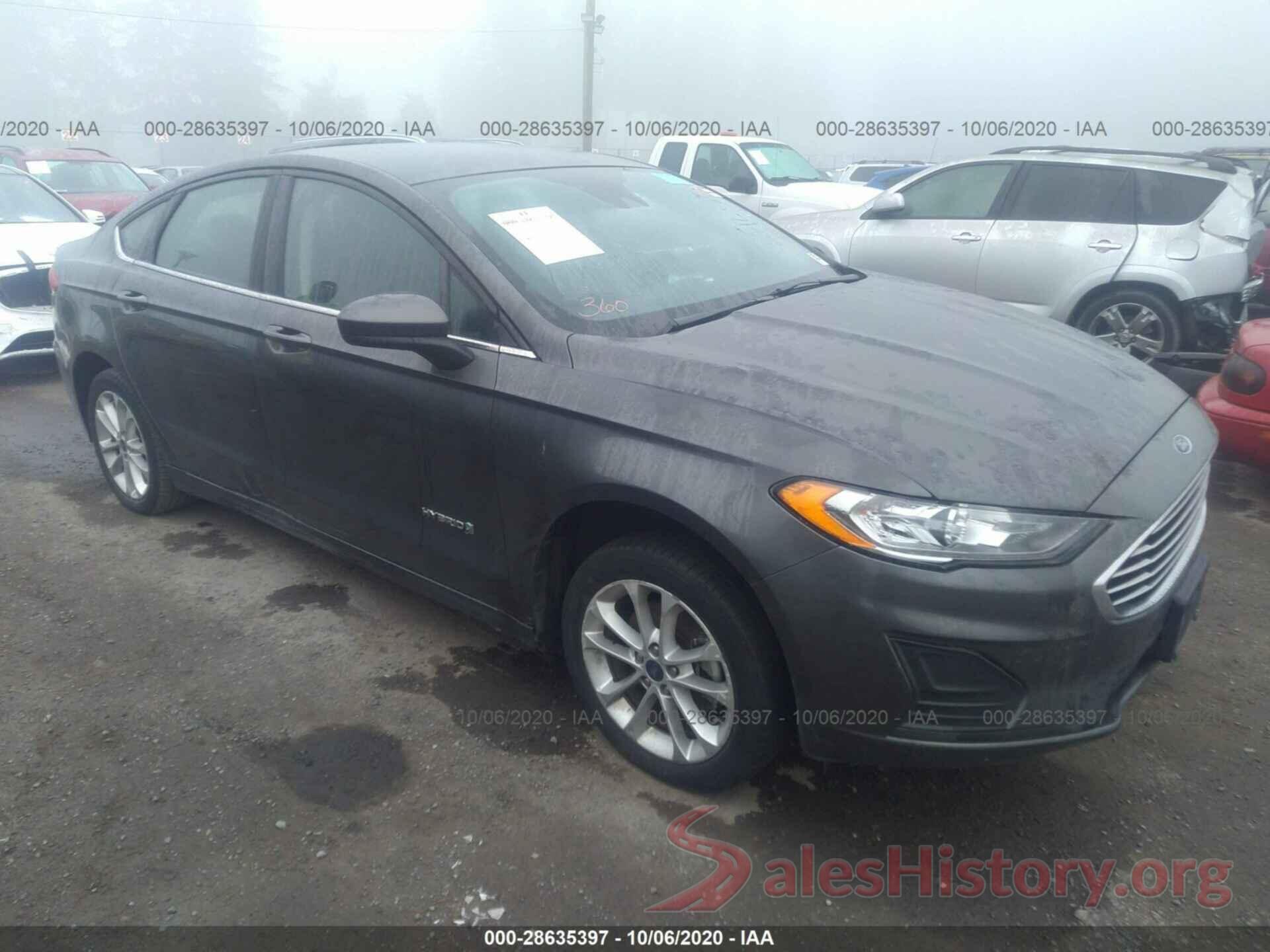 3FA6P0LU2KR104325 2019 FORD FUSION HYBRID