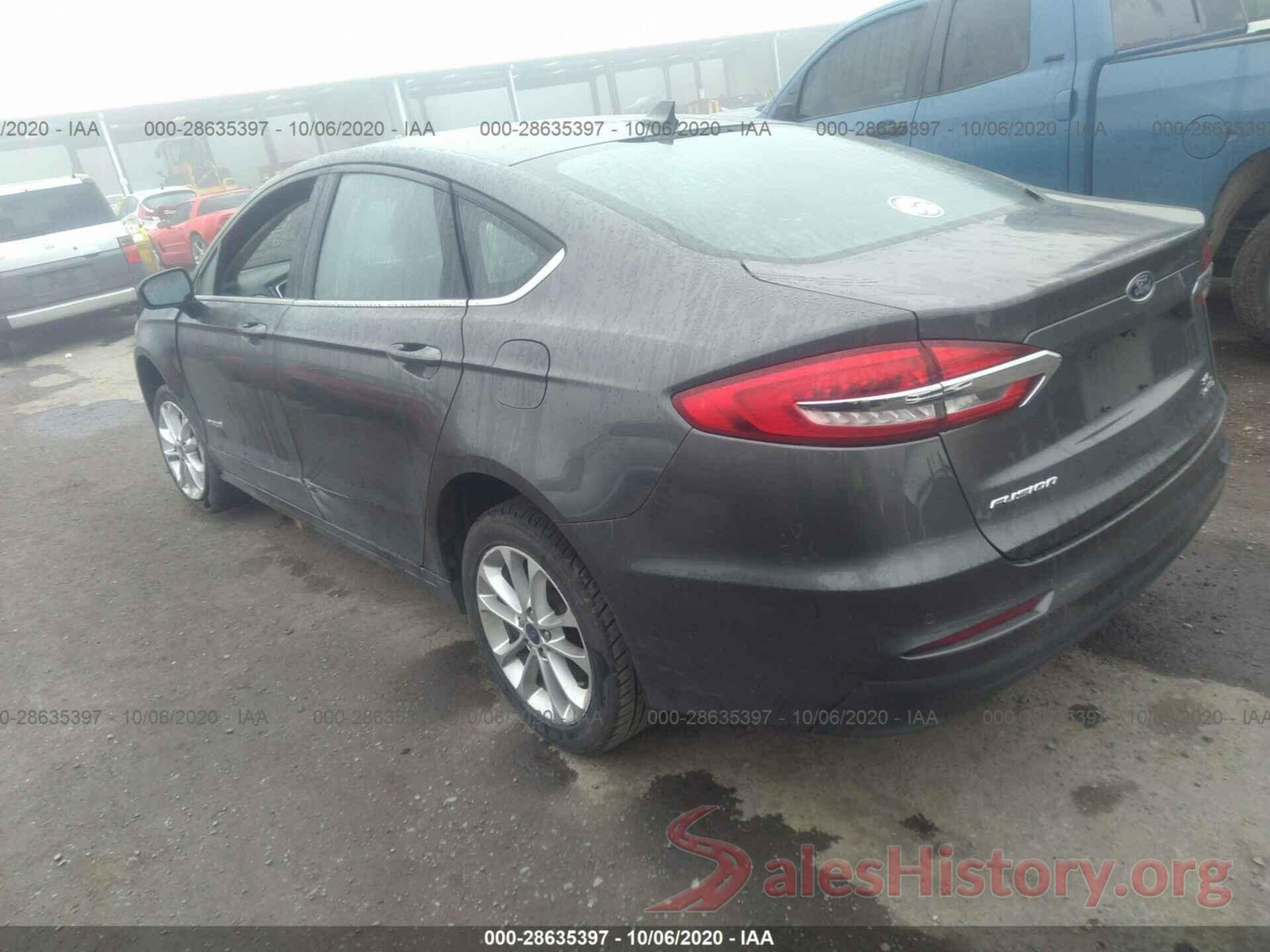 3FA6P0LU2KR104325 2019 FORD FUSION HYBRID