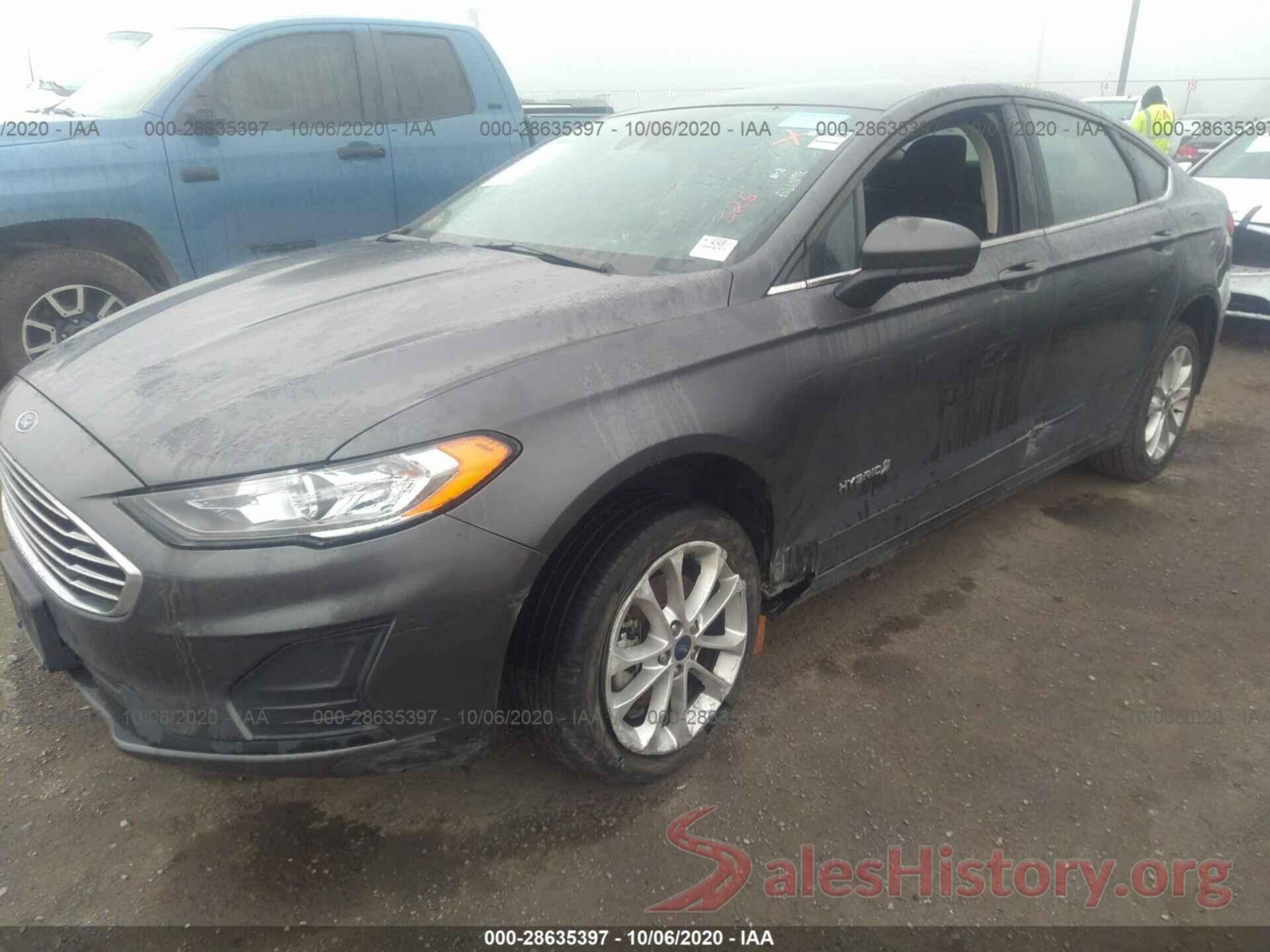 3FA6P0LU2KR104325 2019 FORD FUSION HYBRID