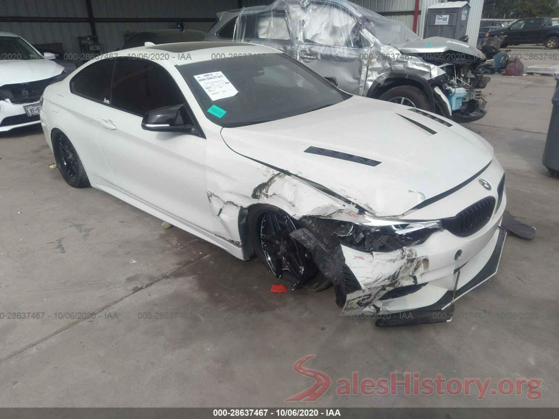 WBA3N7C57GK228748 2016 BMW 4 SERIES