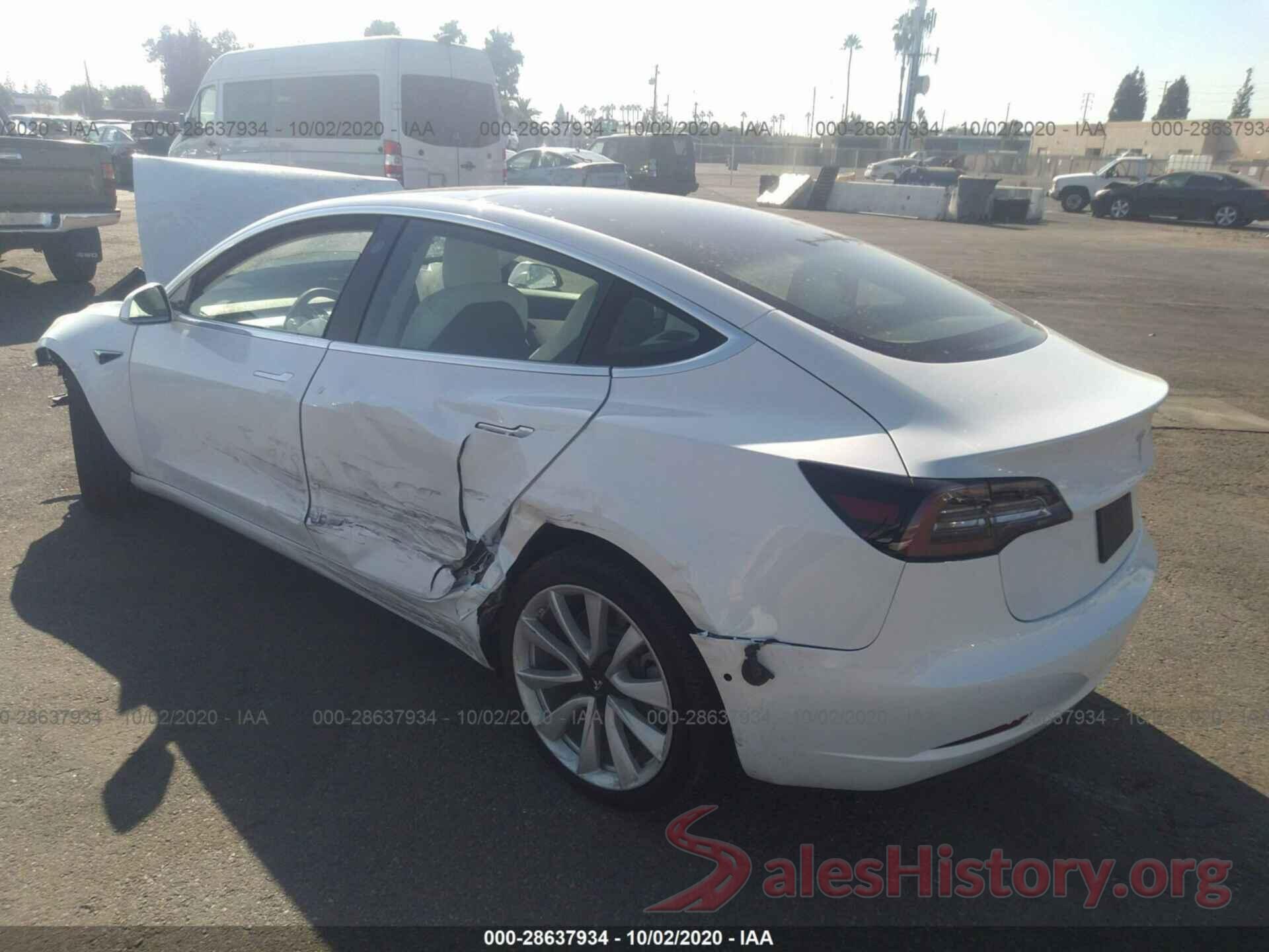 5YJ3E1EA6LF634974 2020 TESLA MODEL 3