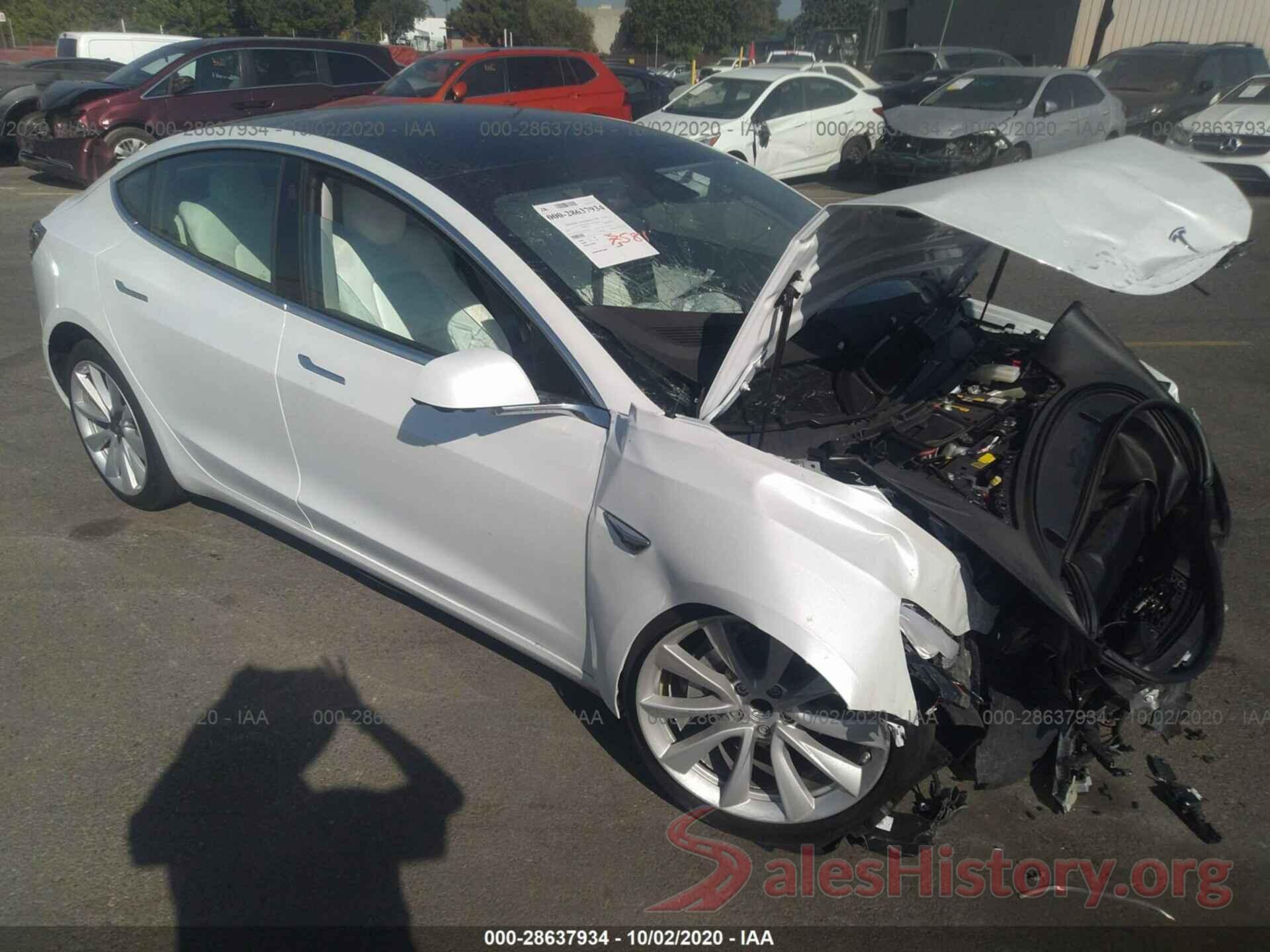 5YJ3E1EA6LF634974 2020 TESLA MODEL 3