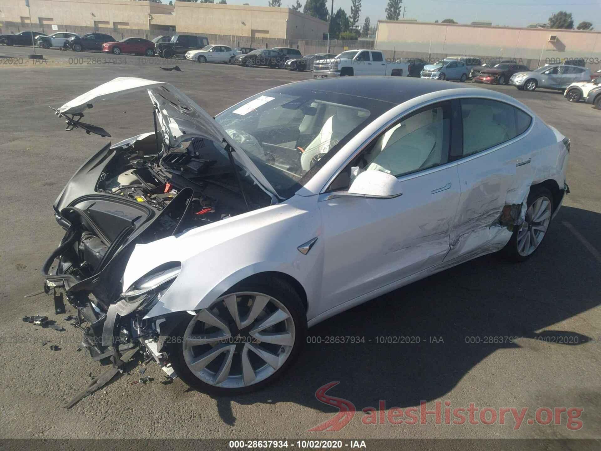 5YJ3E1EA6LF634974 2020 TESLA MODEL 3