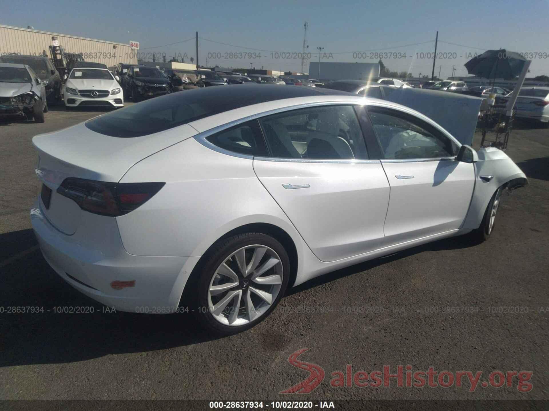 5YJ3E1EA6LF634974 2020 TESLA MODEL 3