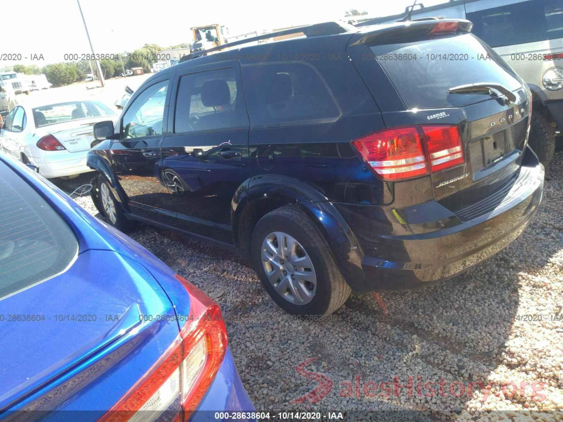 3C4PDCAB9GT223364 2016 DODGE JOURNEY