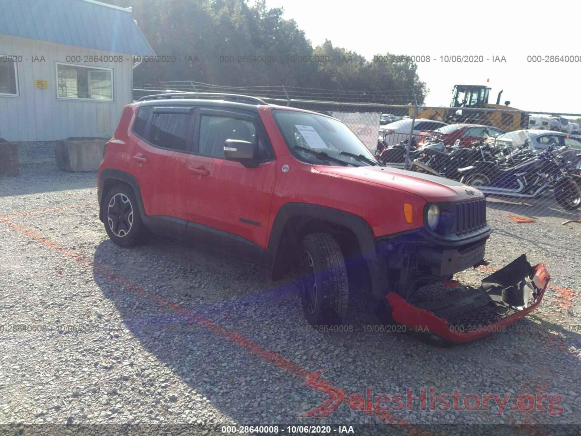 ZACCJBCT5GPD32709 2016 JEEP RENEGADE