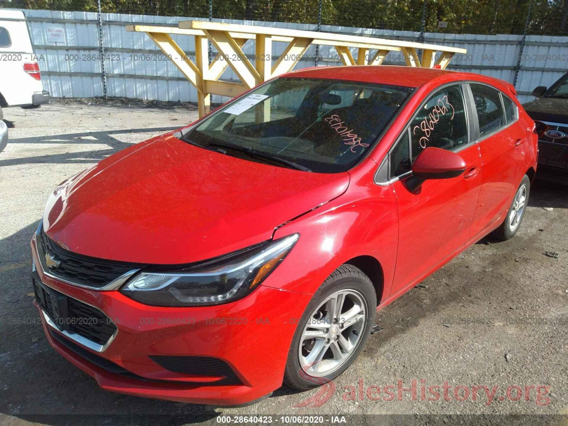 3G1BE6SMXHS585115 2017 CHEVROLET CRUZE