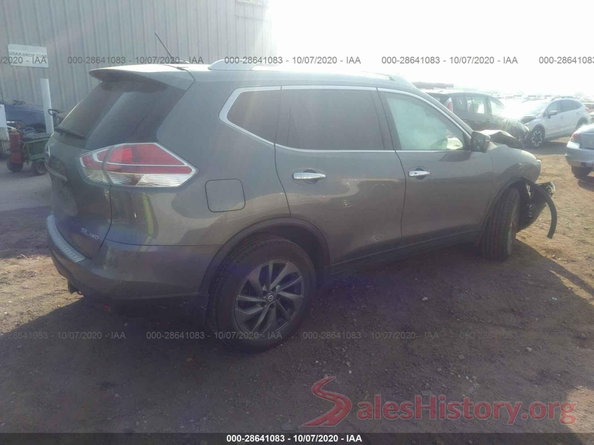 5N1AT2MV9GC839551 2016 NISSAN ROGUE