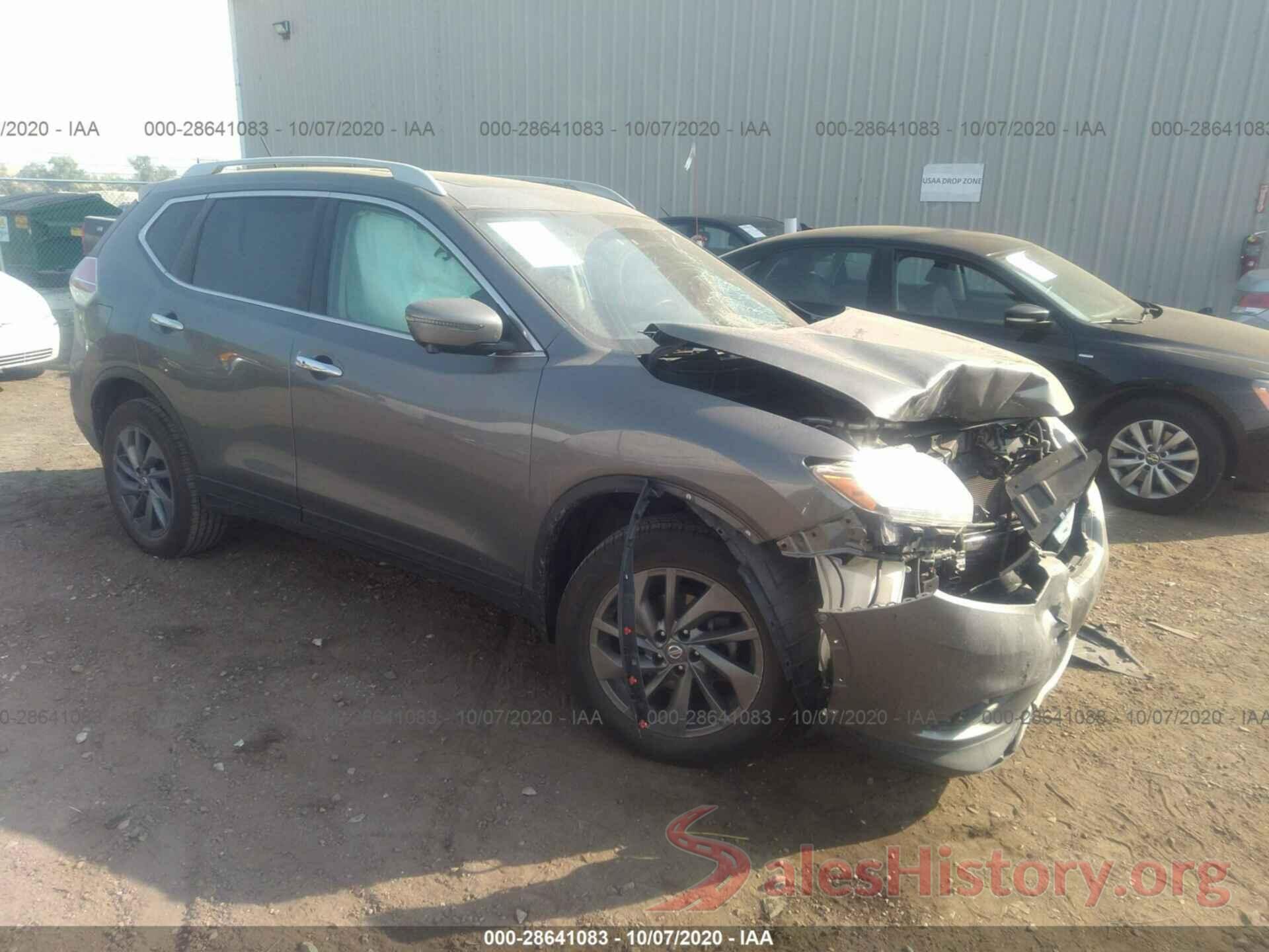 5N1AT2MV9GC839551 2016 NISSAN ROGUE