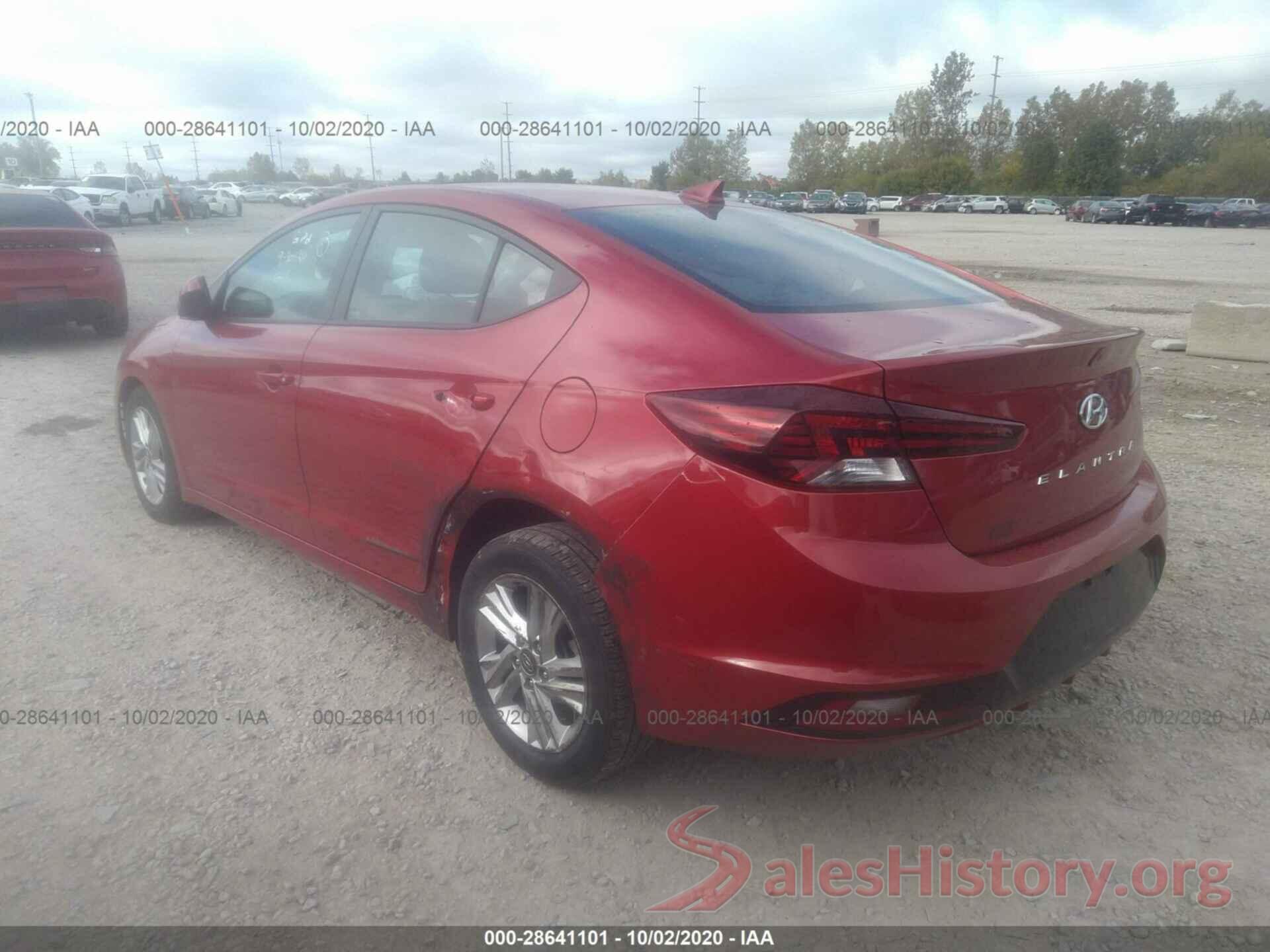 5NPD84LF8KH406664 2019 HYUNDAI ELANTRA