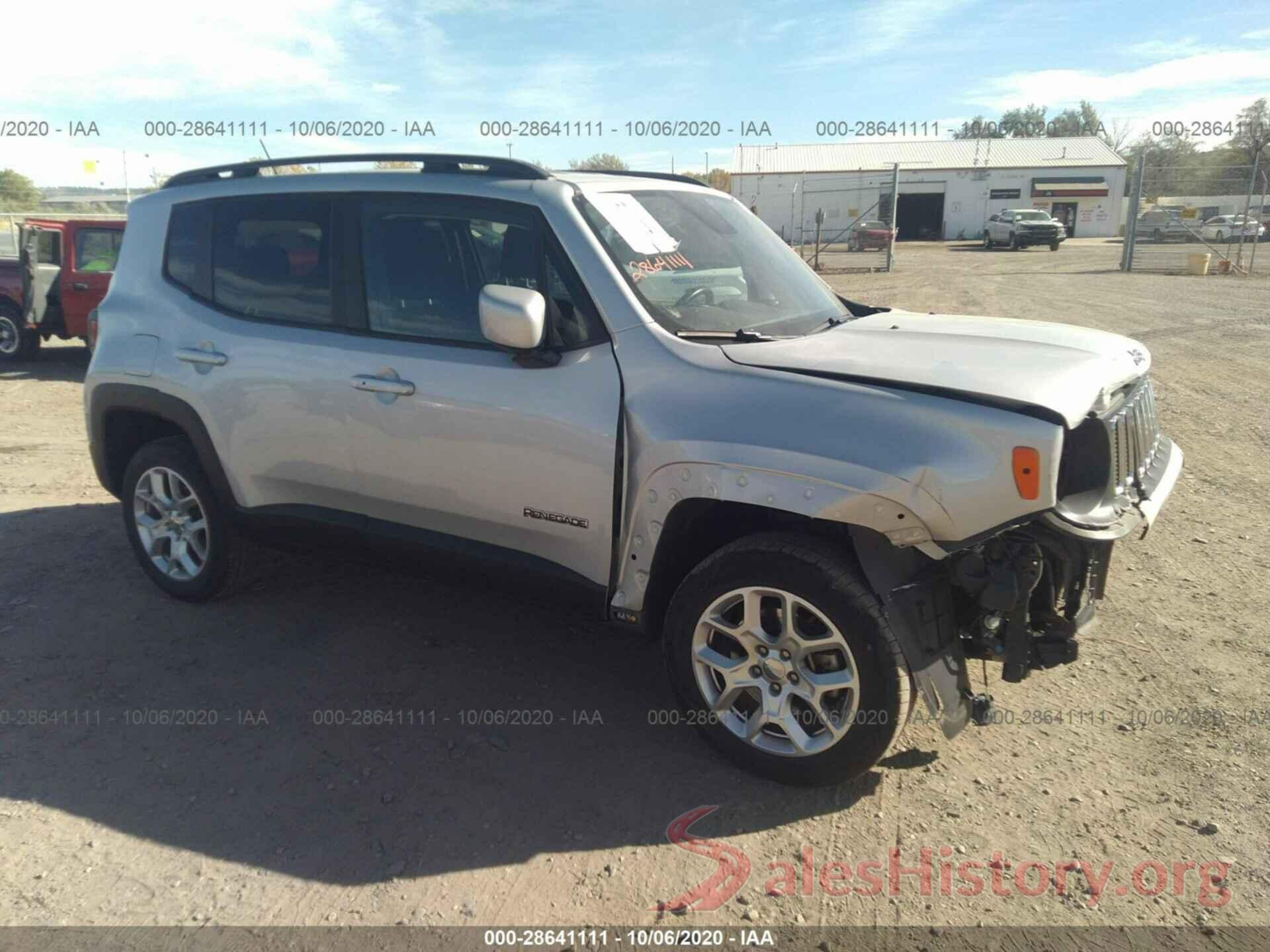 ZACCJBBT5GPD07617 2016 JEEP RENEGADE