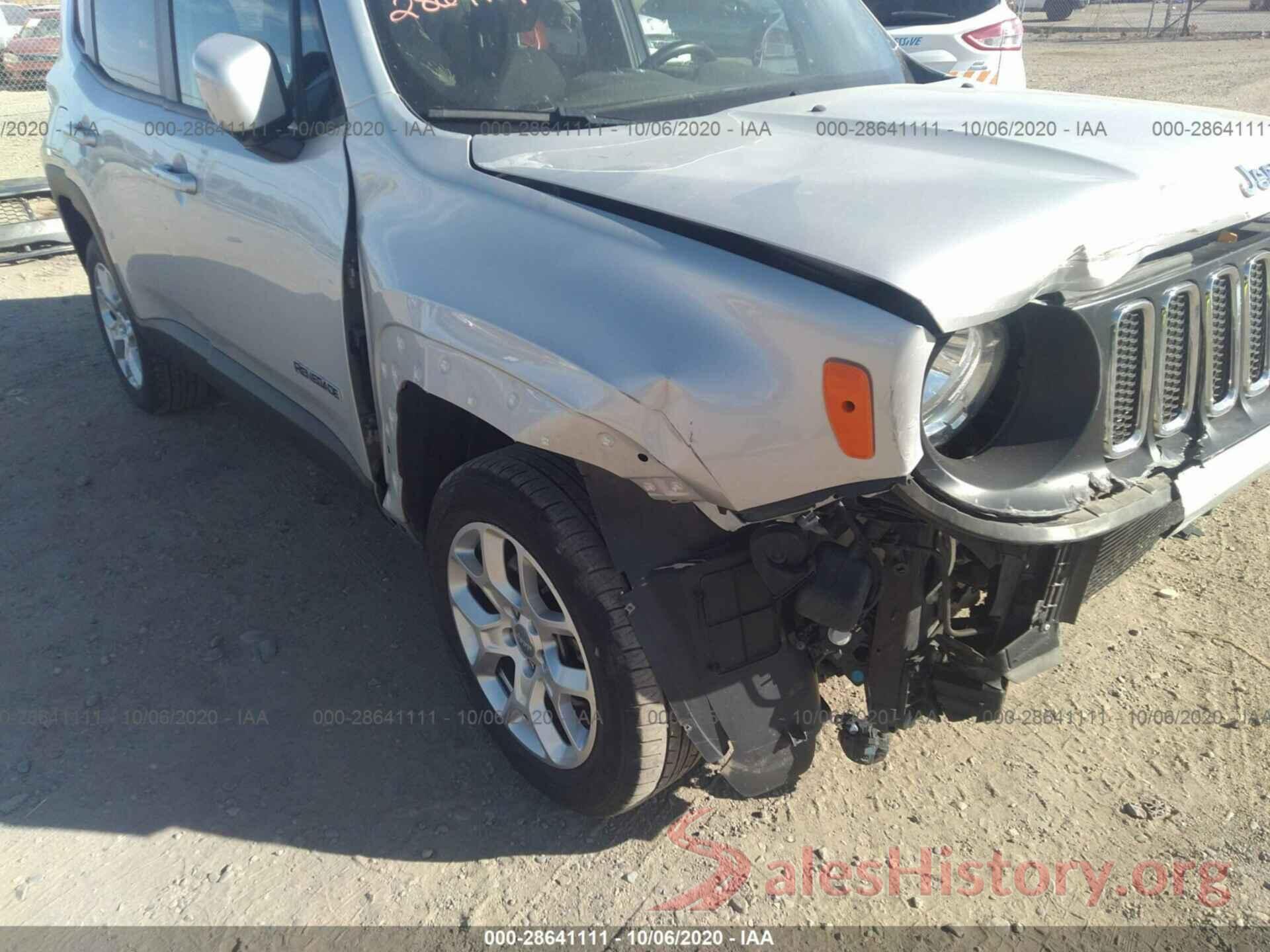 ZACCJBBT5GPD07617 2016 JEEP RENEGADE