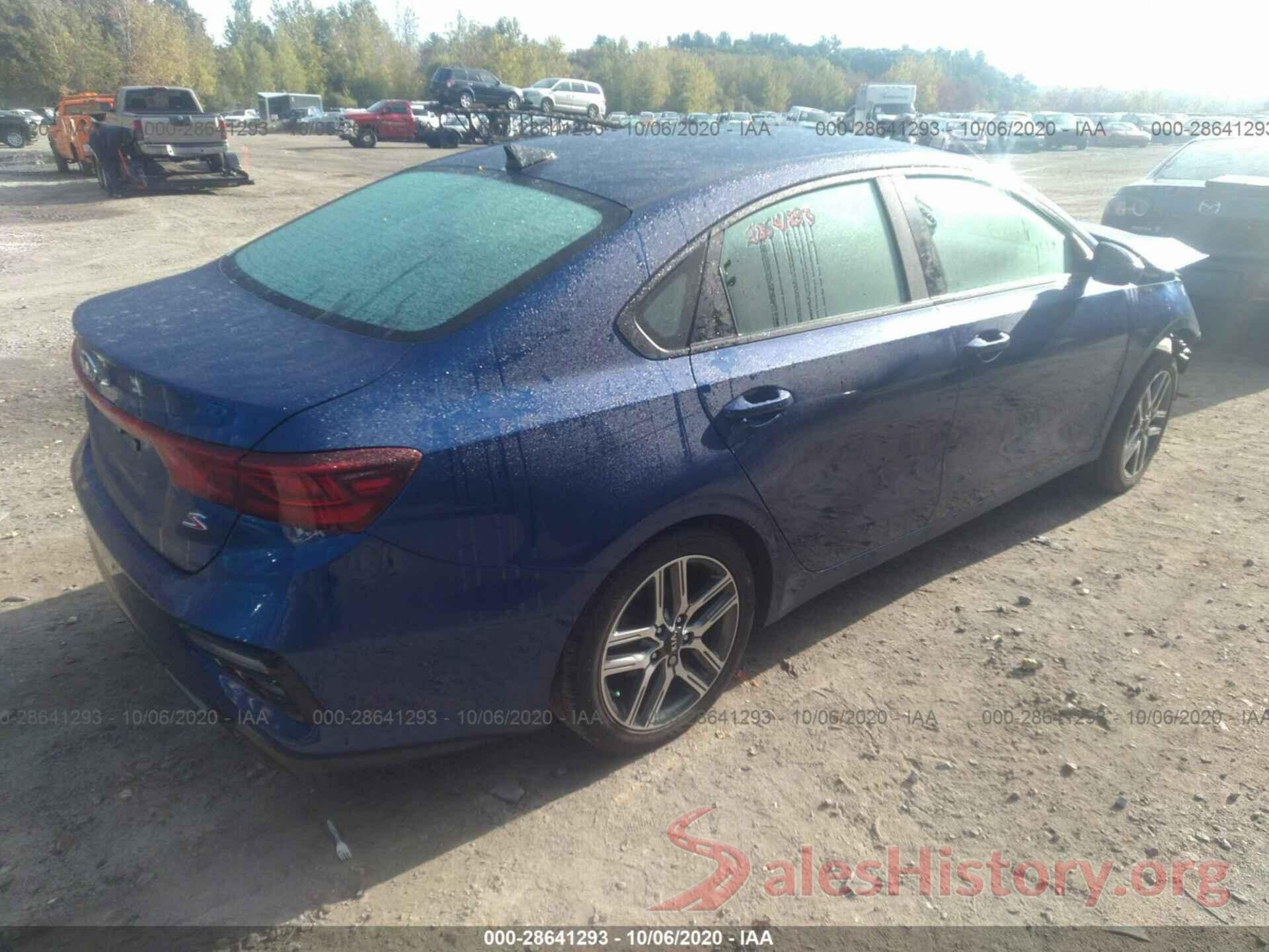 3KPF34AD6KE013758 2019 KIA FORTE