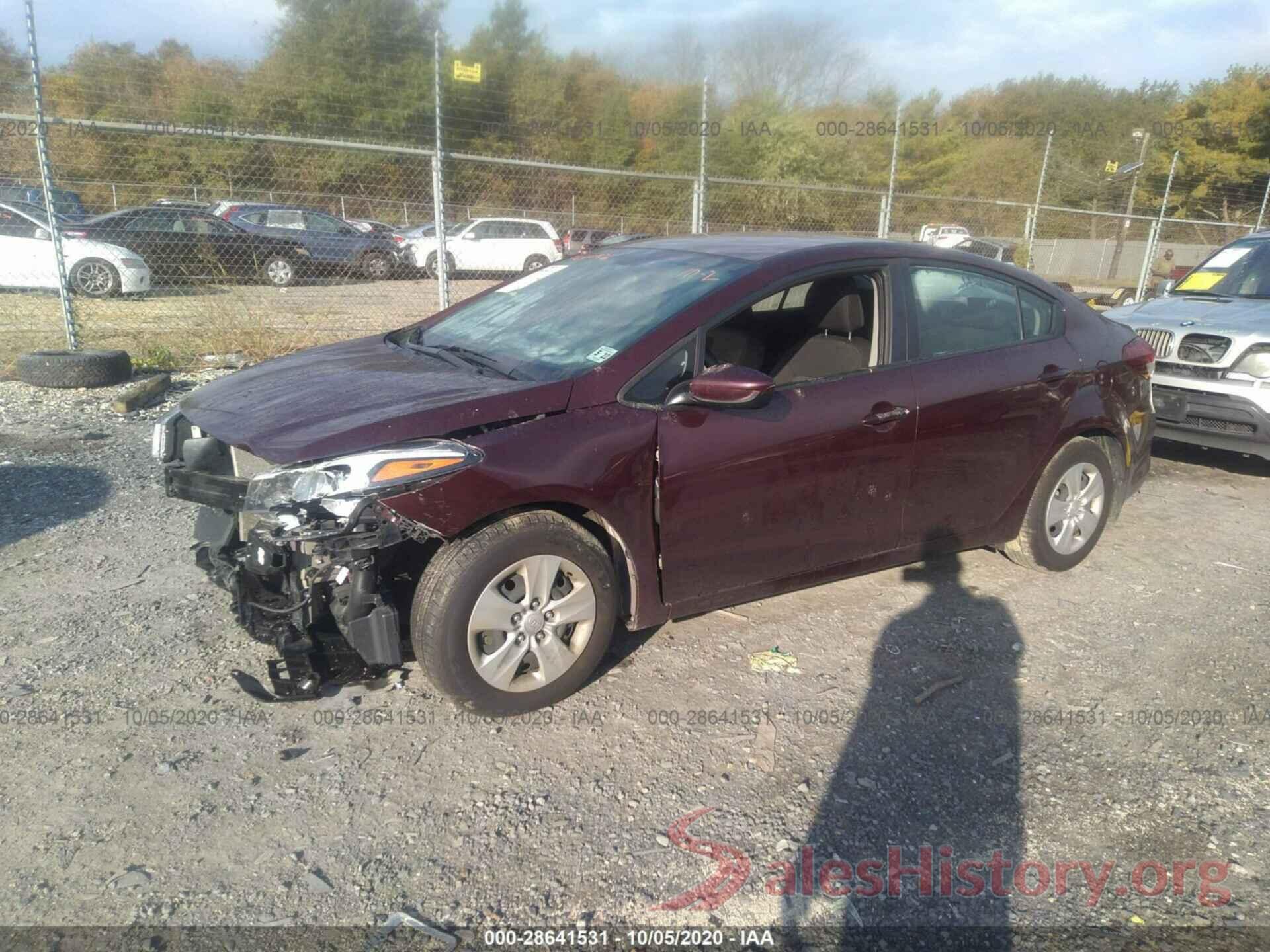 3KPFK4A74HE131636 2017 KIA FORTE