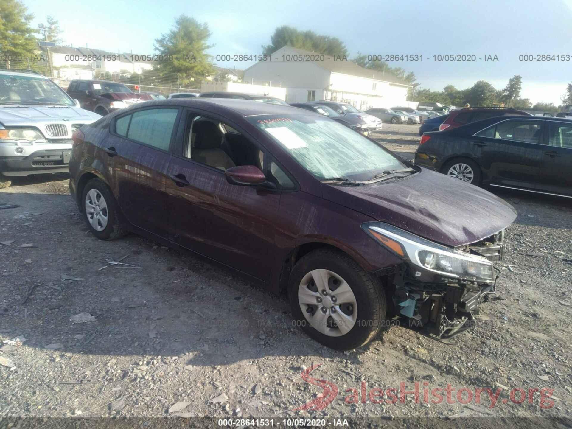 3KPFK4A74HE131636 2017 KIA FORTE