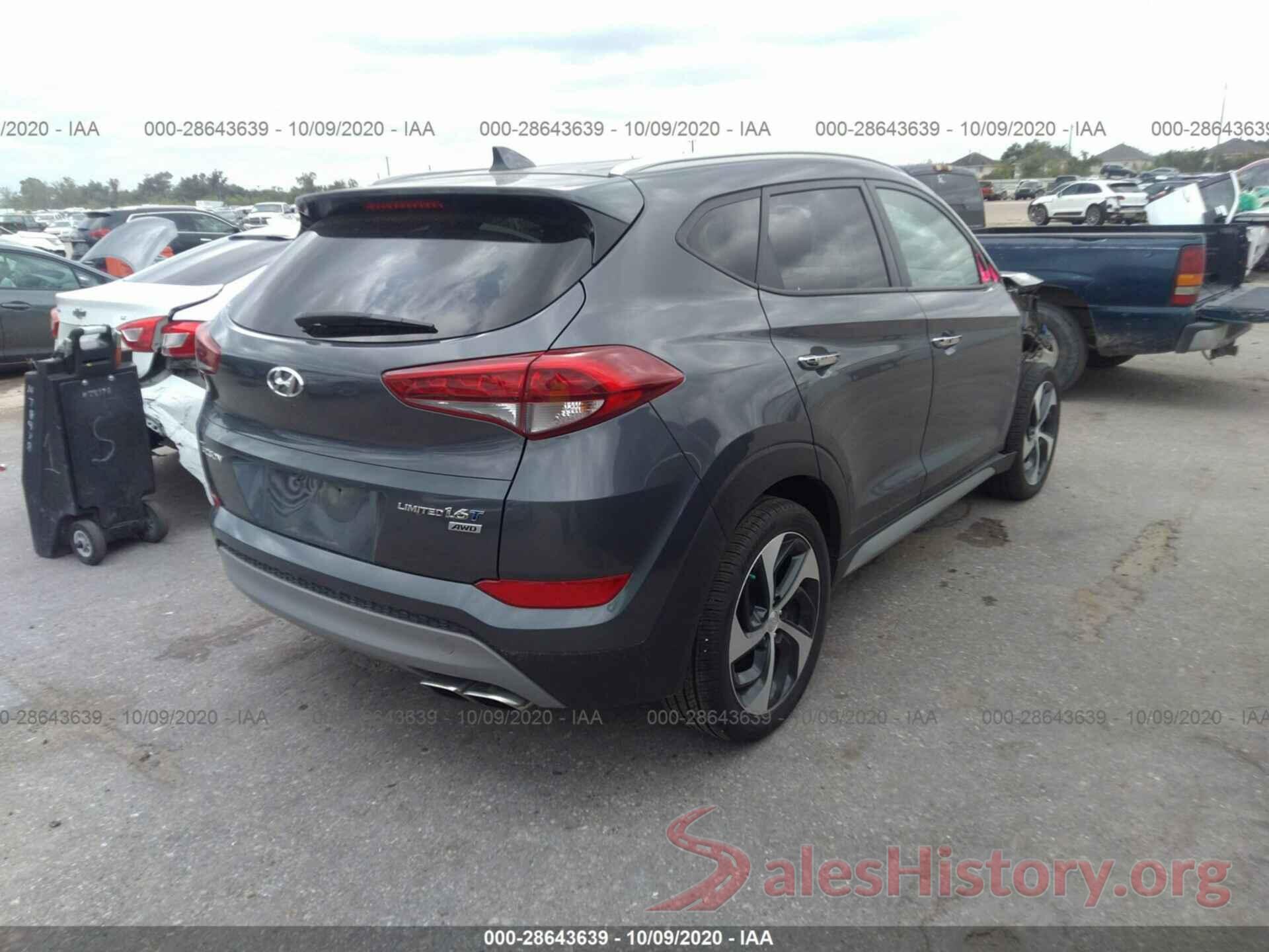 KM8J3CA2XHU491092 2017 HYUNDAI TUCSON