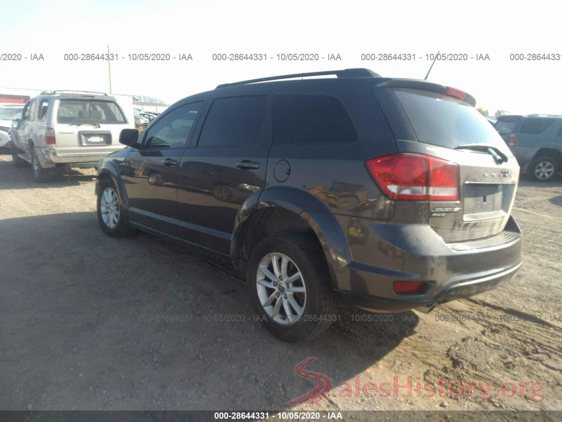 3C4PDDBGXGT163496 2016 DODGE JOURNEY