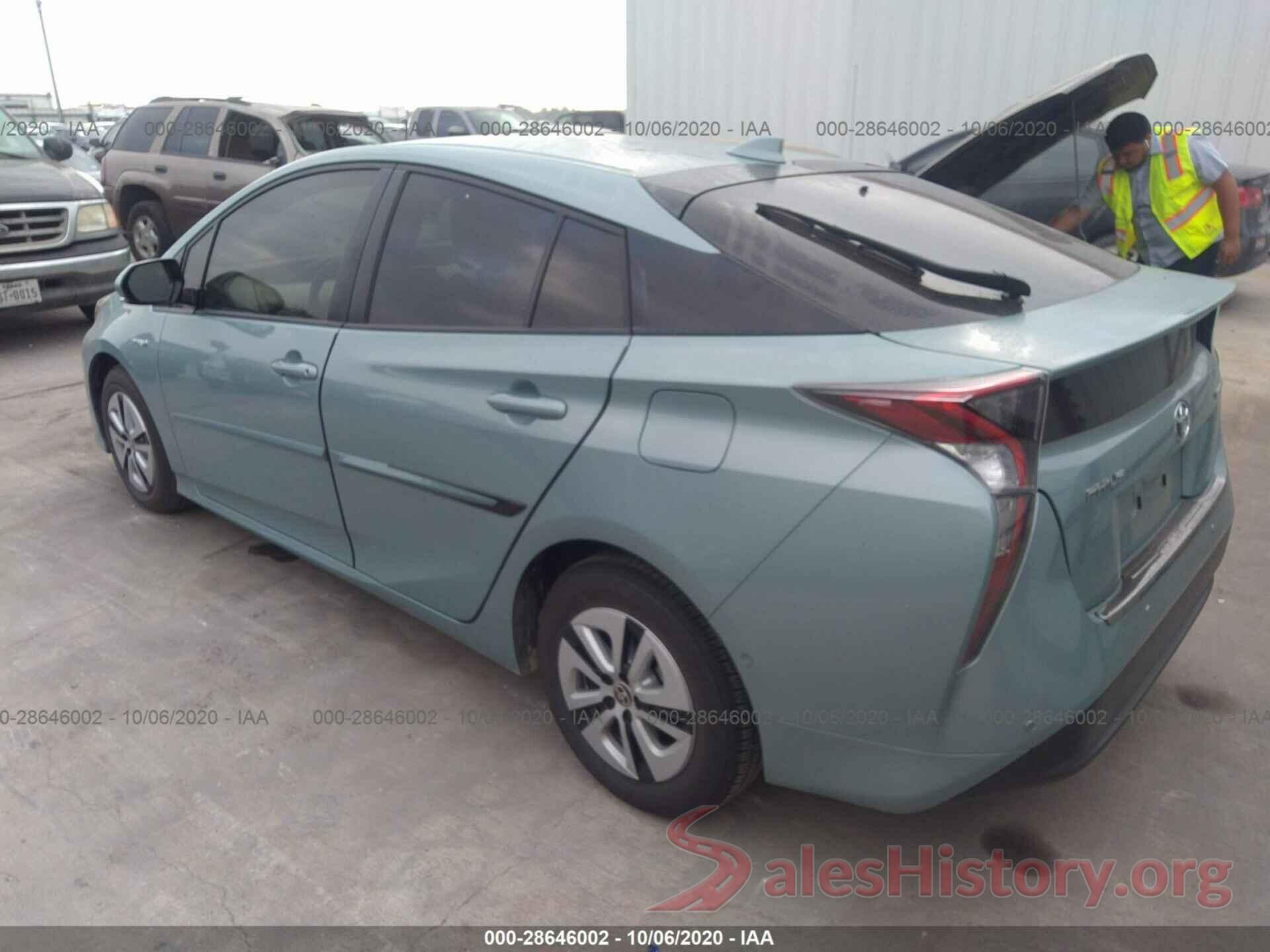 JTDKARFU7J3066937 2018 TOYOTA PRIUS