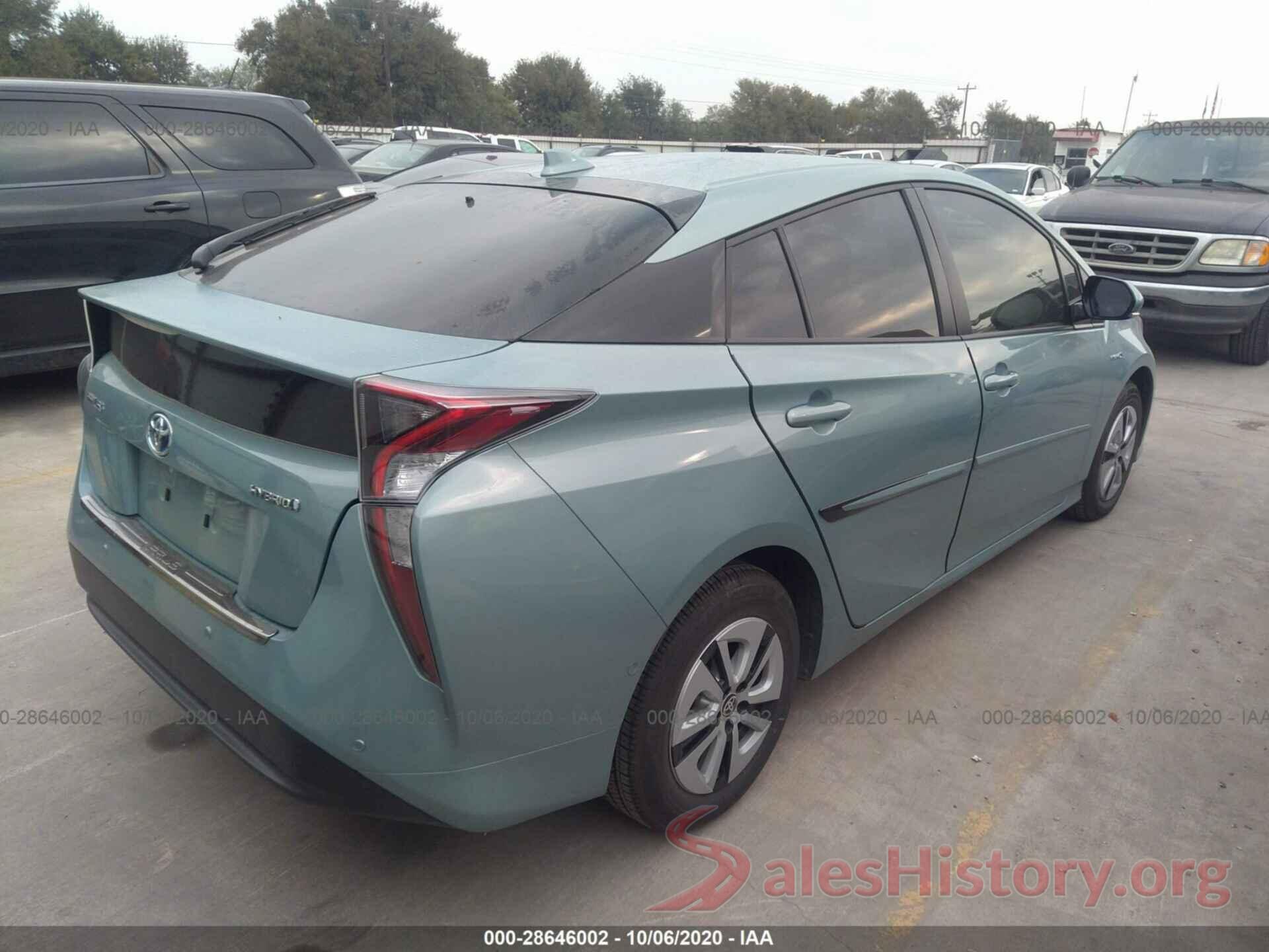 JTDKARFU7J3066937 2018 TOYOTA PRIUS