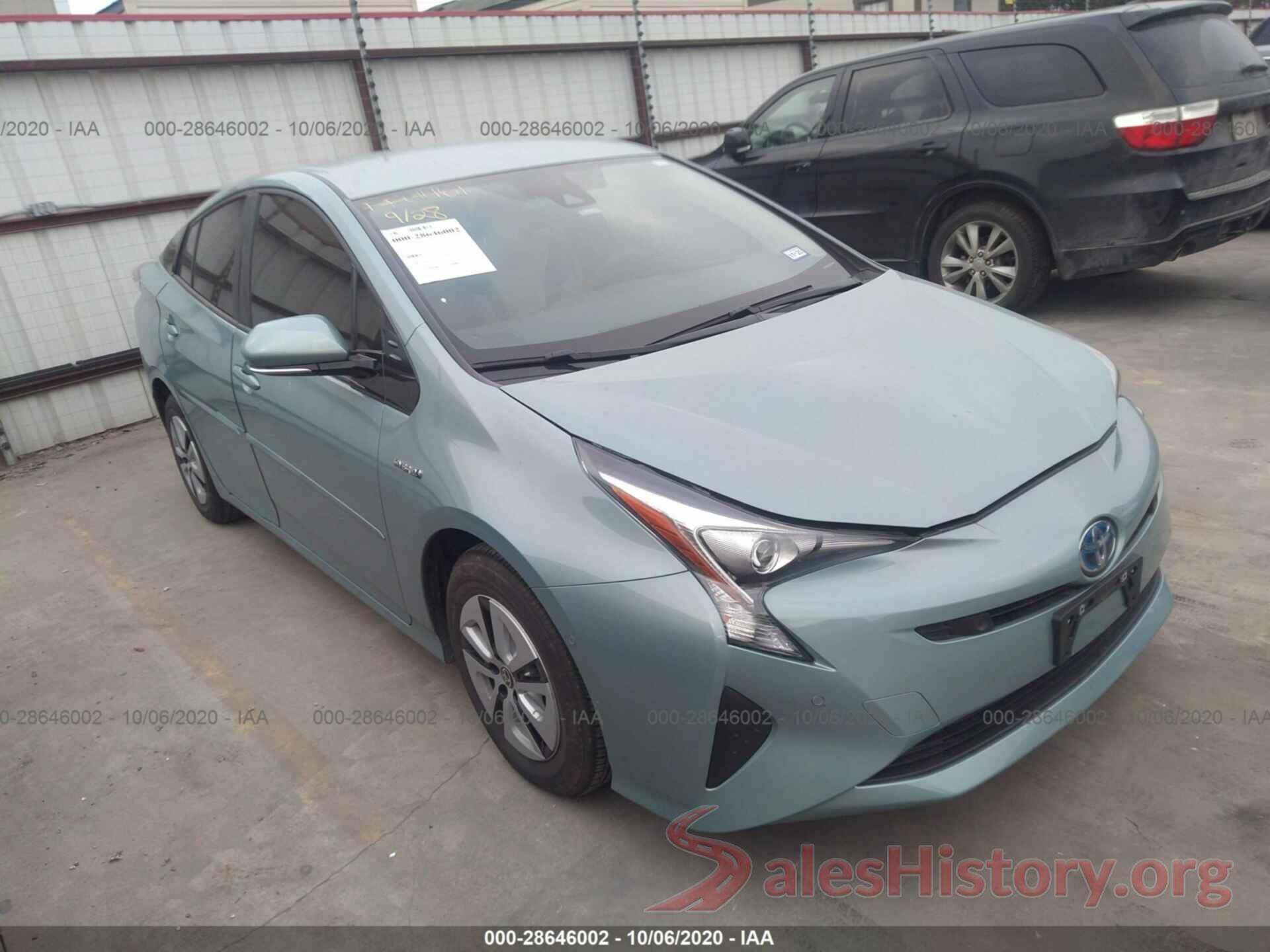 JTDKARFU7J3066937 2018 TOYOTA PRIUS