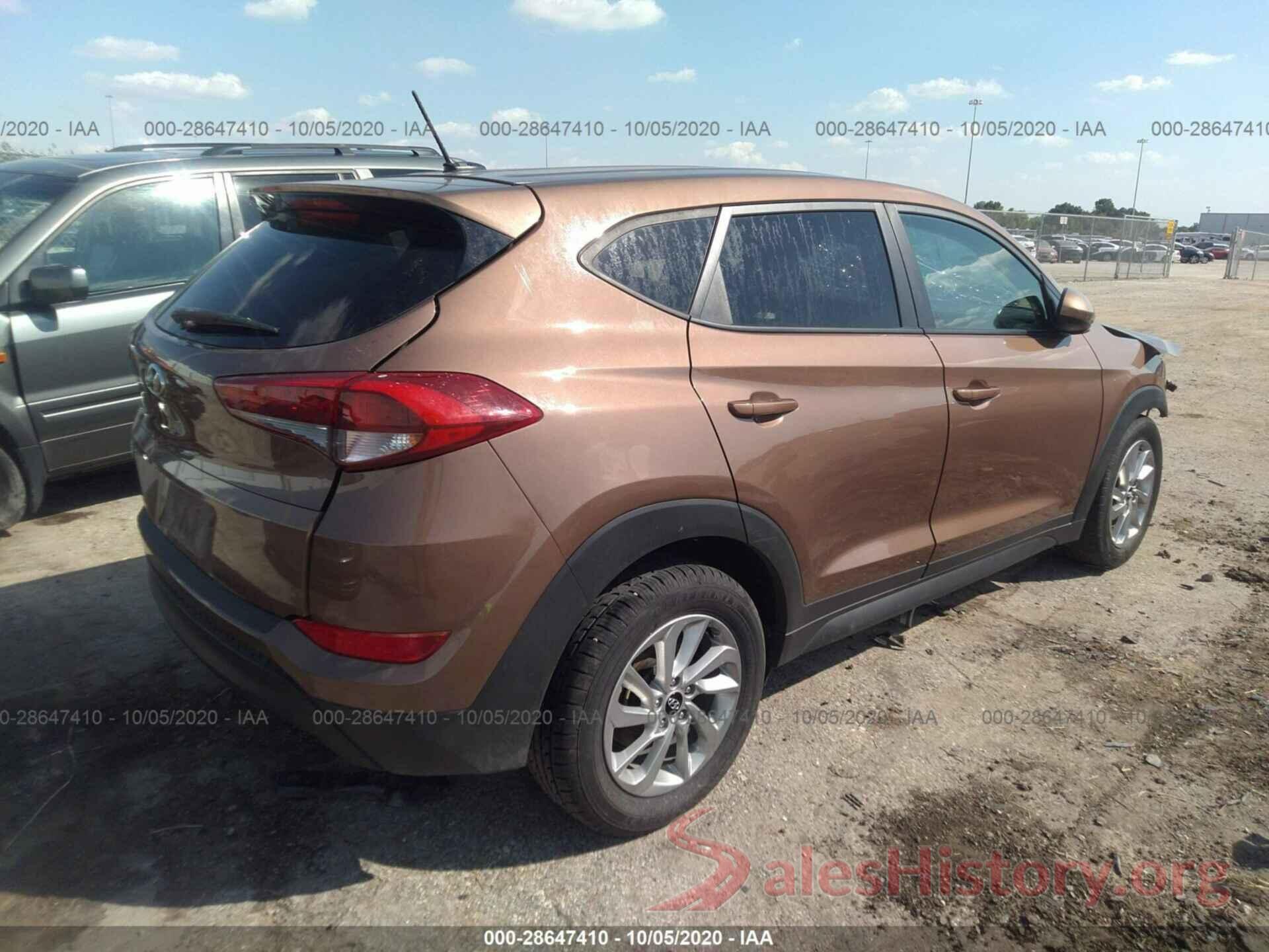 KM8J23A48HU525342 2017 HYUNDAI TUCSON