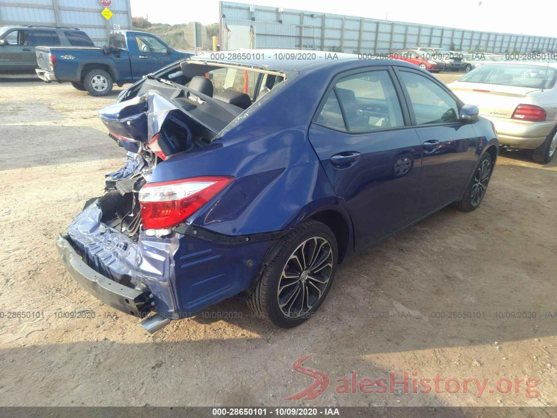 2T1BURHEXGC536133 2016 TOYOTA COROLLA