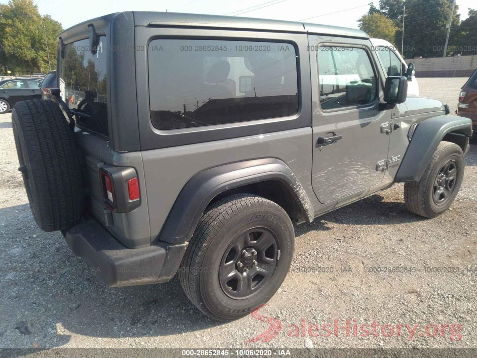 1C4GJXAG8KW558033 2019 JEEP WRANGLER