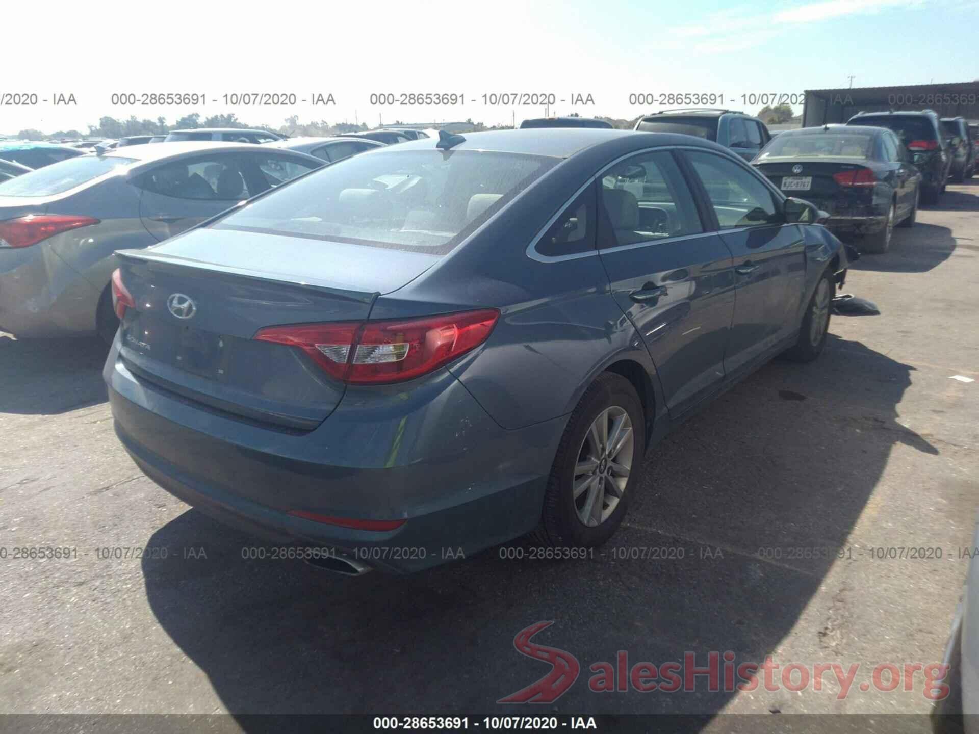 5NPE24AF5GH277153 2016 HYUNDAI SONATA