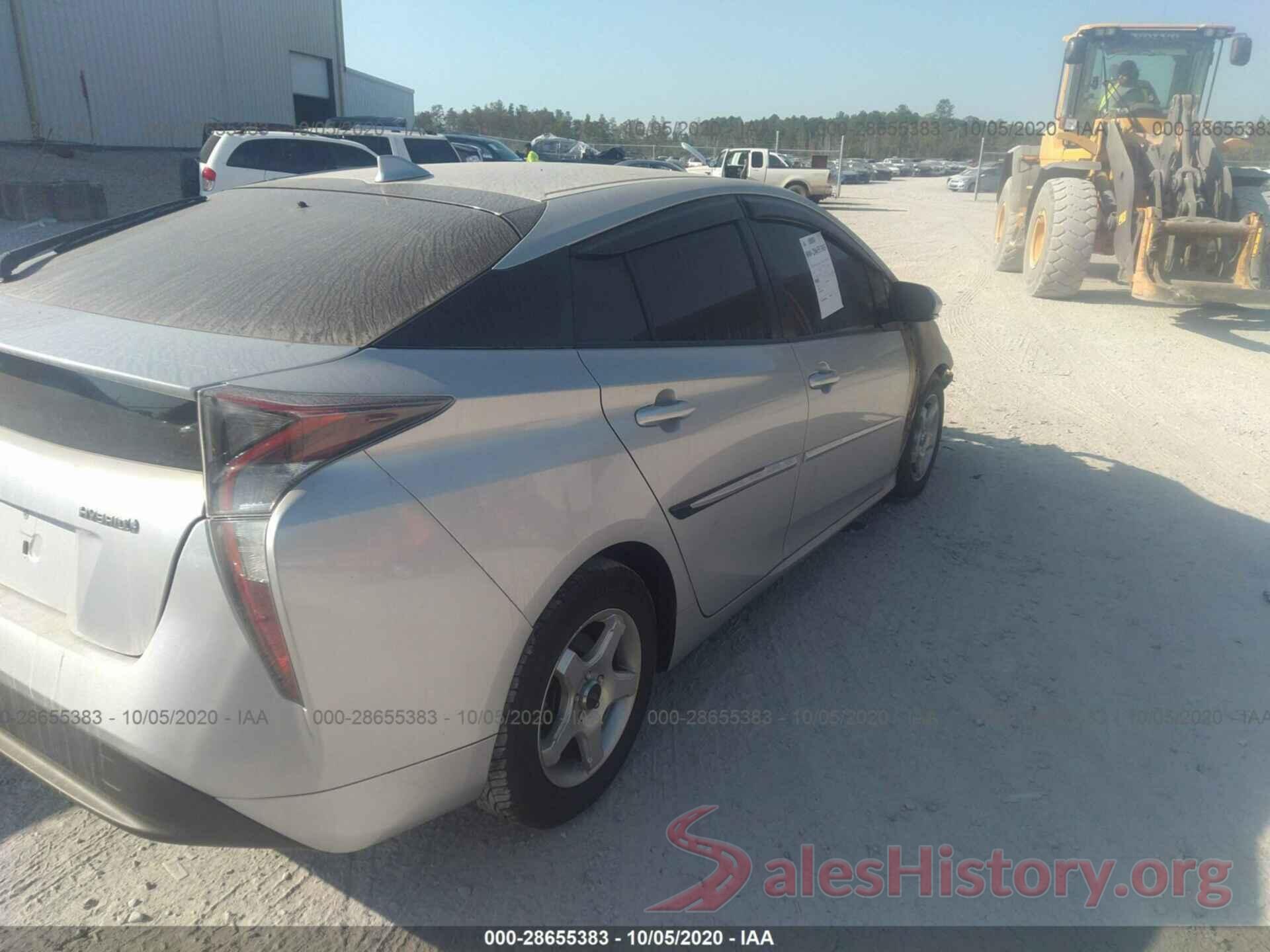 JTDKBRFU5G3011750 2016 TOYOTA PRIUS