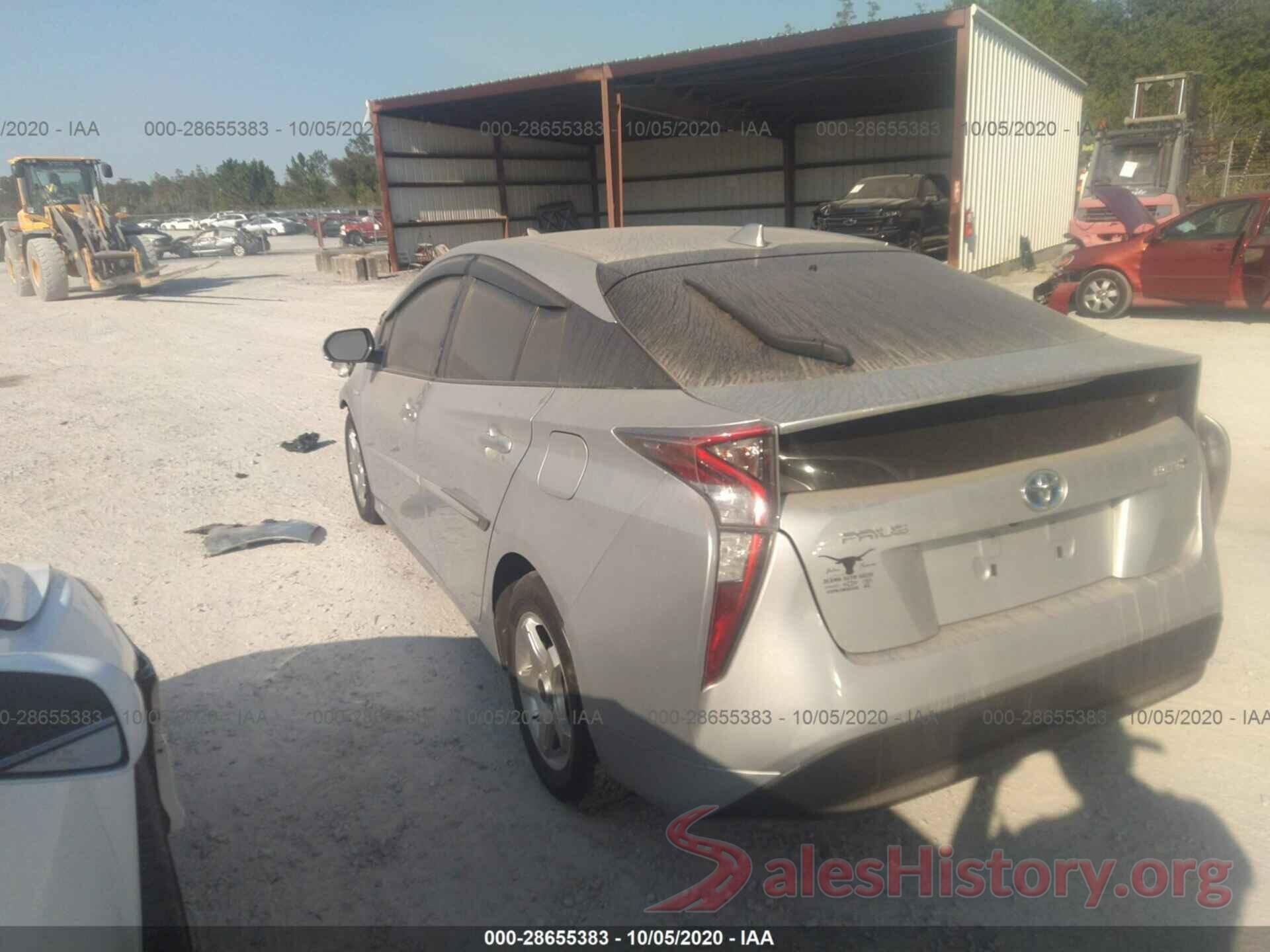 JTDKBRFU5G3011750 2016 TOYOTA PRIUS