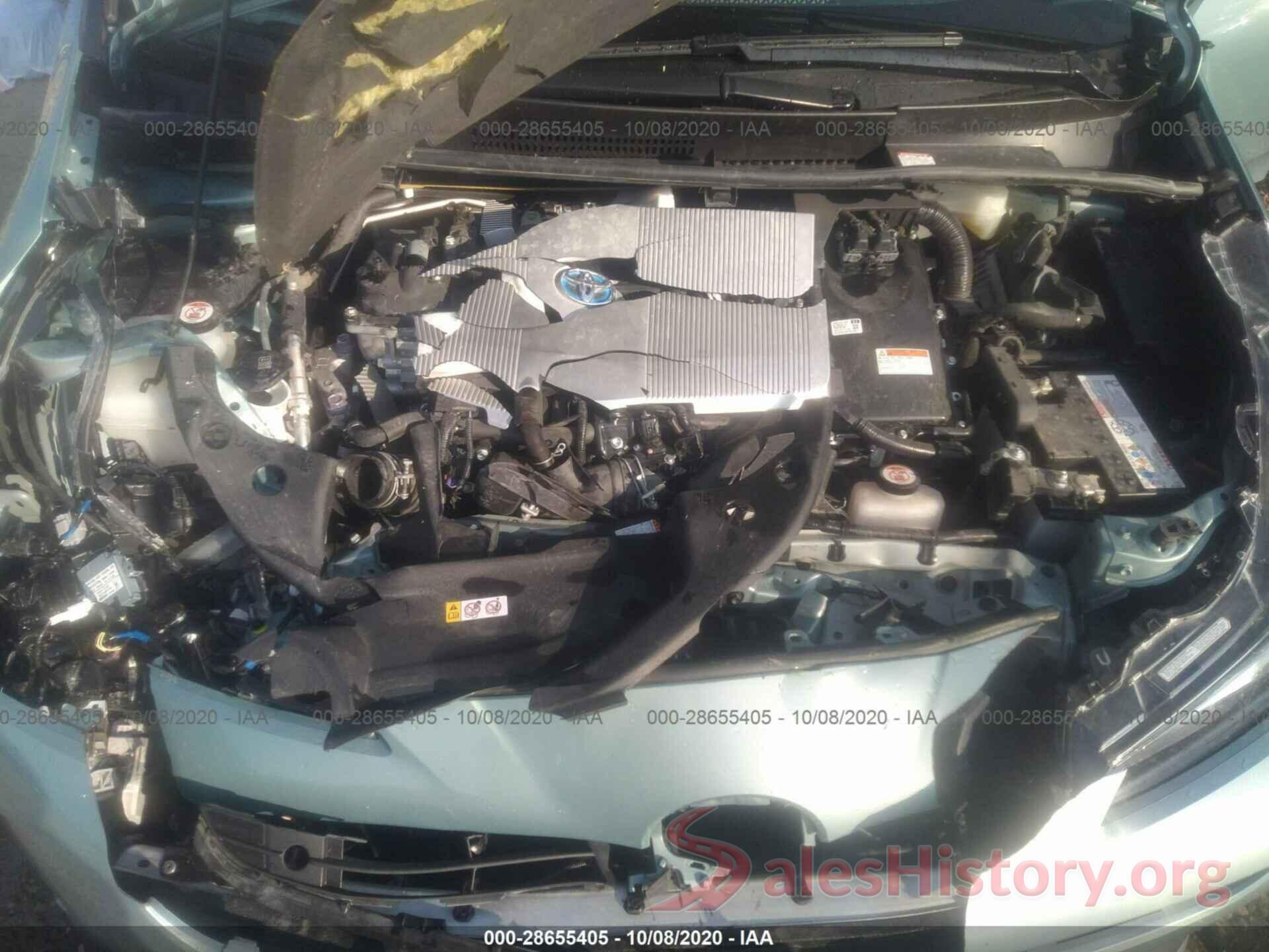 JTDL9RFUXK3004608 2019 TOYOTA PRIUS