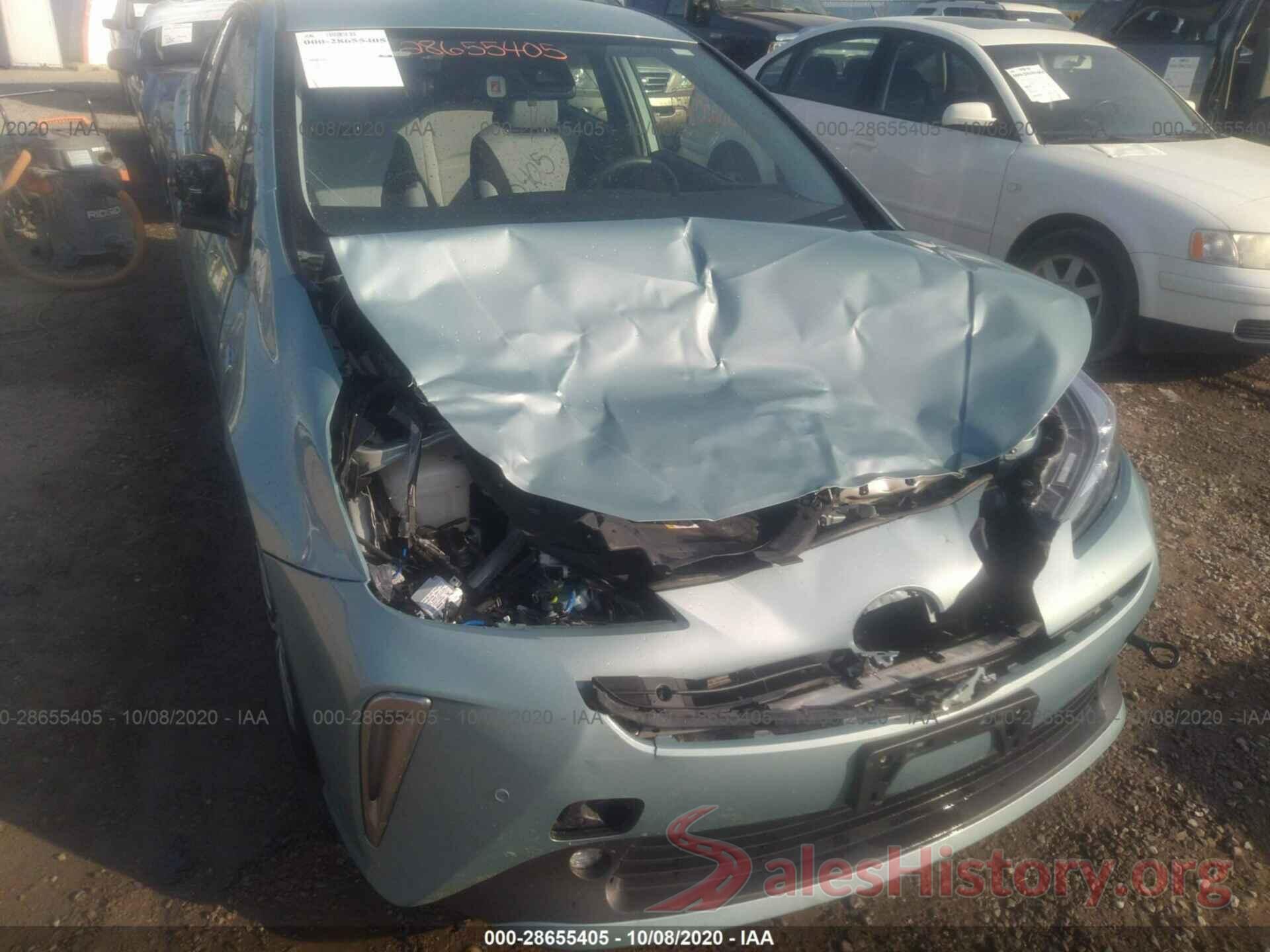 JTDL9RFUXK3004608 2019 TOYOTA PRIUS