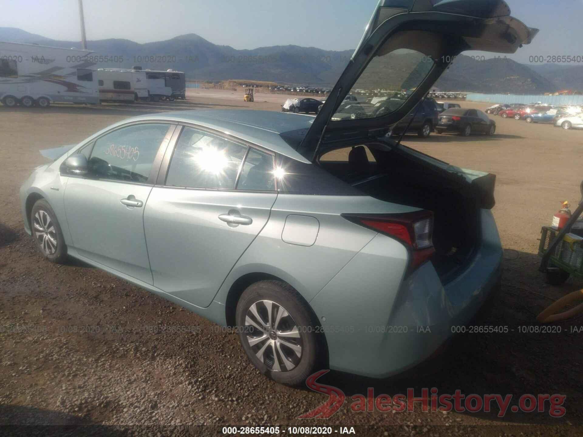 JTDL9RFUXK3004608 2019 TOYOTA PRIUS