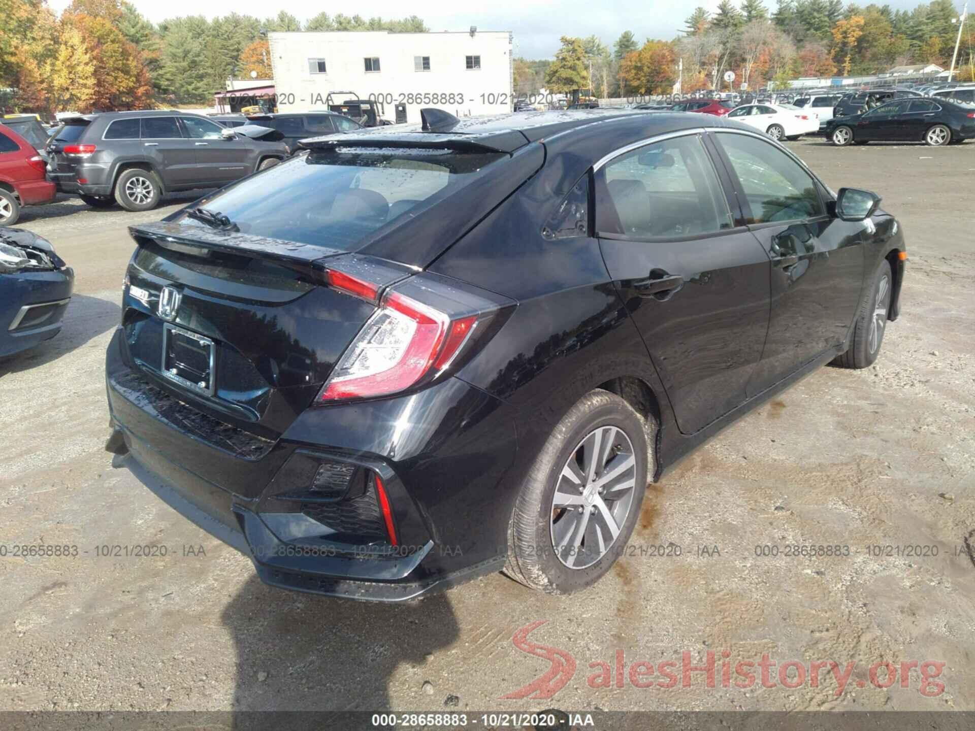 SHHFK7H37LU412335 2020 HONDA CIVIC HATCHBACK