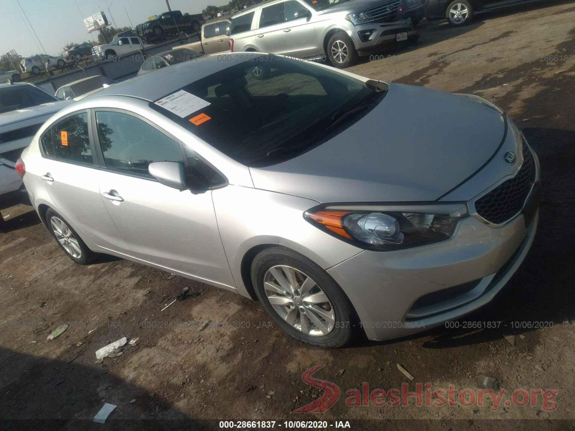 KNAFX4A62G5553789 2016 KIA FORTE