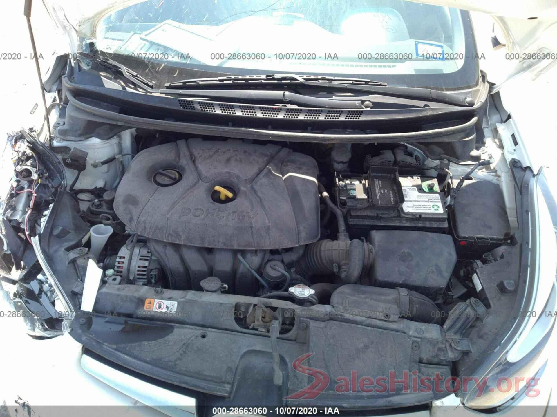 5NPDH4AE7GH667320 2016 HYUNDAI ELANTRA